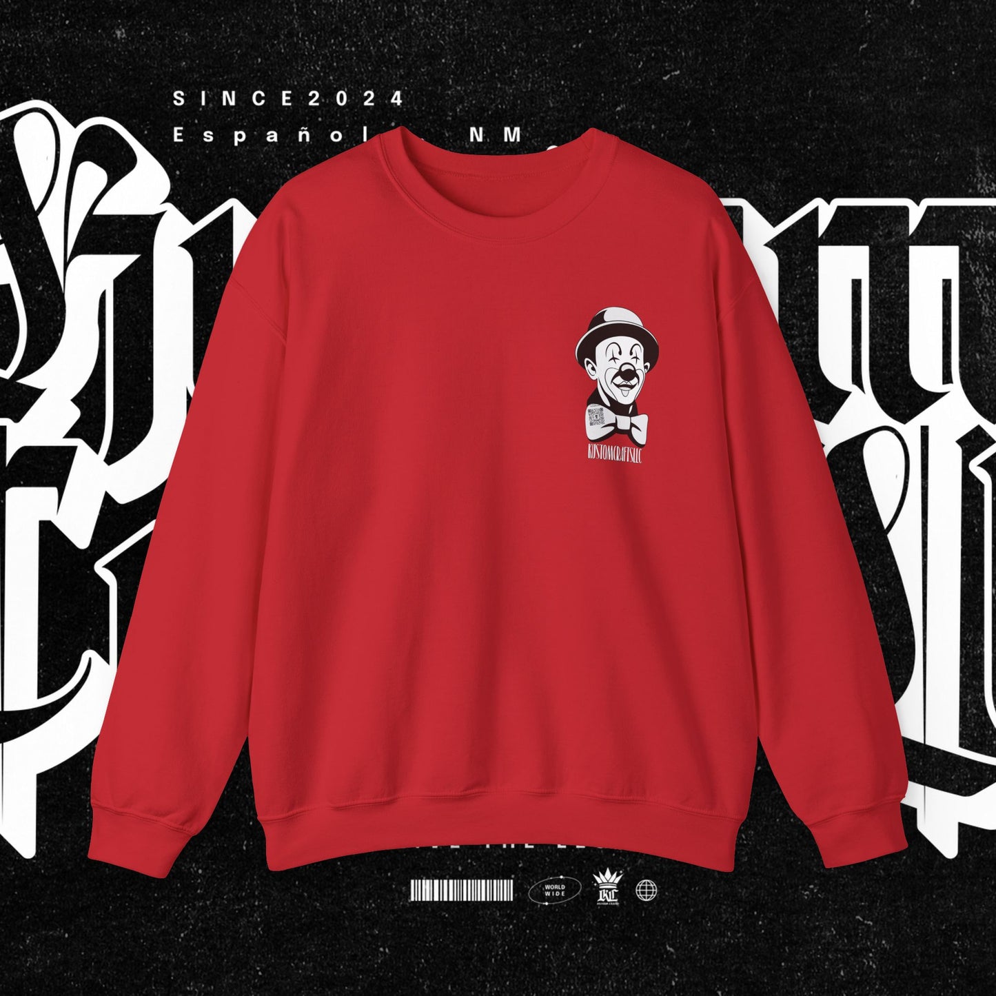 Class Clown Vintage-Style Comedic Crewneck Sweatshirt, Unisex Funny Sweatshirt, Retro Comedy Gift, Everyday Casual Wear, Perfect for Laughter Lovers