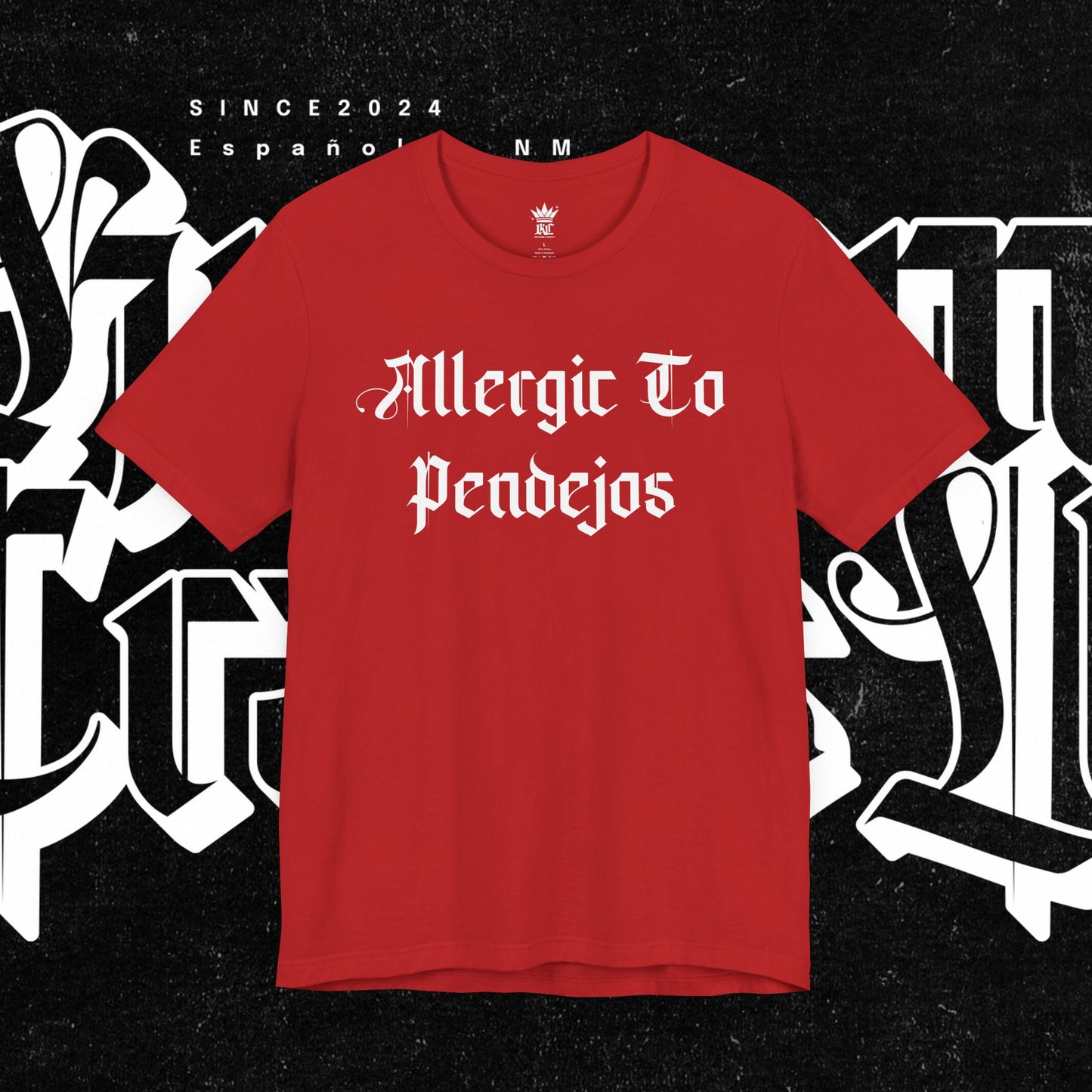 Allergic to Pendejos Unisex Jersey Tee | Casual Humor Shirt | Gift for Friends, Birthday, Humor Apparel, Everyday Wear