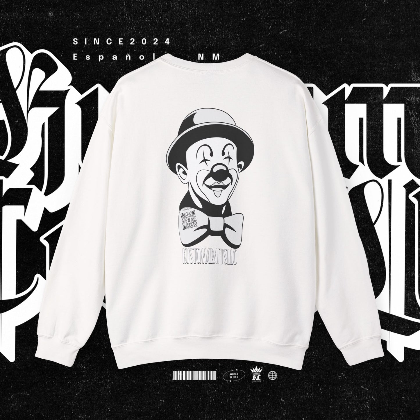 Class Clown Vintage-Style Comedic Crewneck Sweatshirt, Unisex Funny Sweatshirt, Retro Comedy Gift, Everyday Casual Wear, Perfect for Laughter Lovers