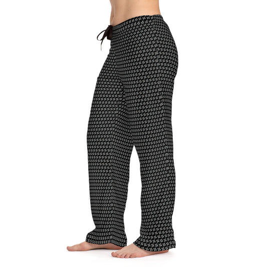 Women's Pajama Pants with Zia Symbol Design