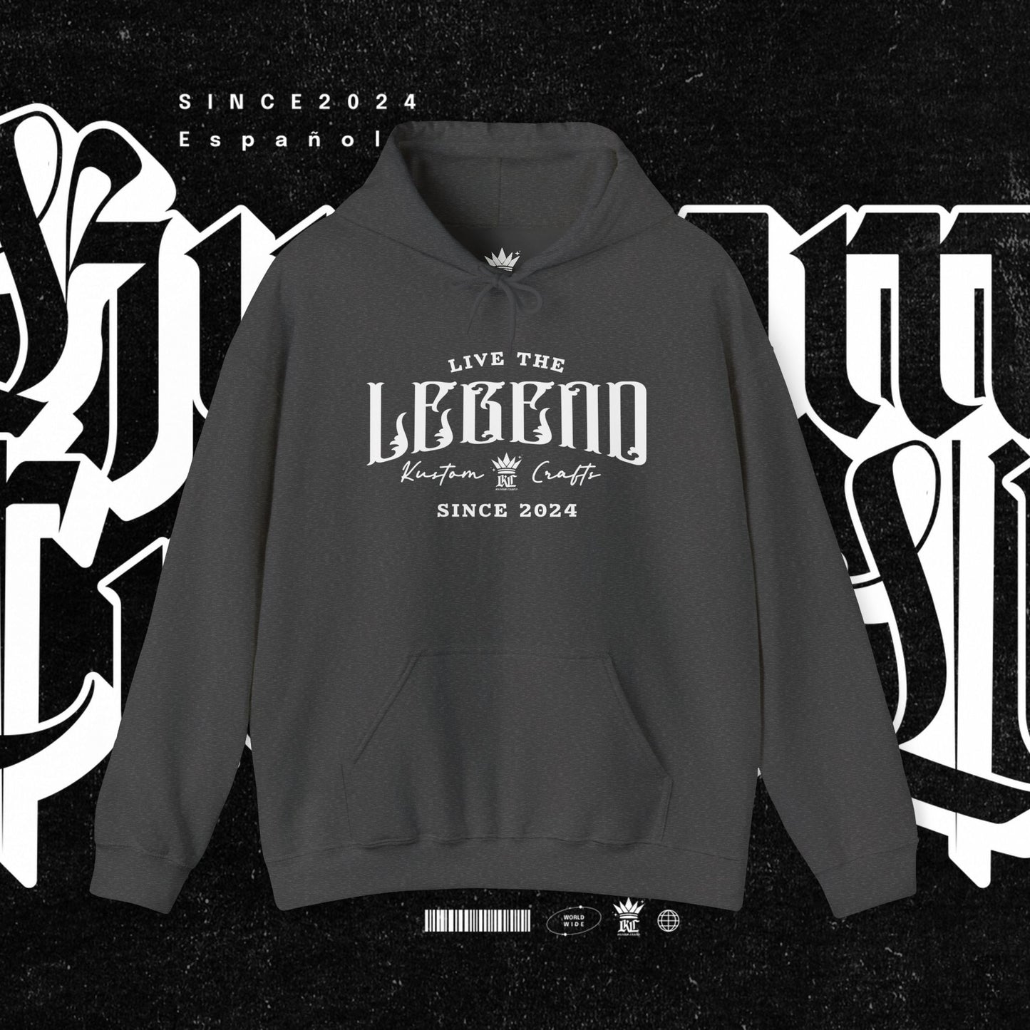 Live the Legend | Cozy Unisex Hoodie for Any Occasion, Gift for Friends, Streetwear Style