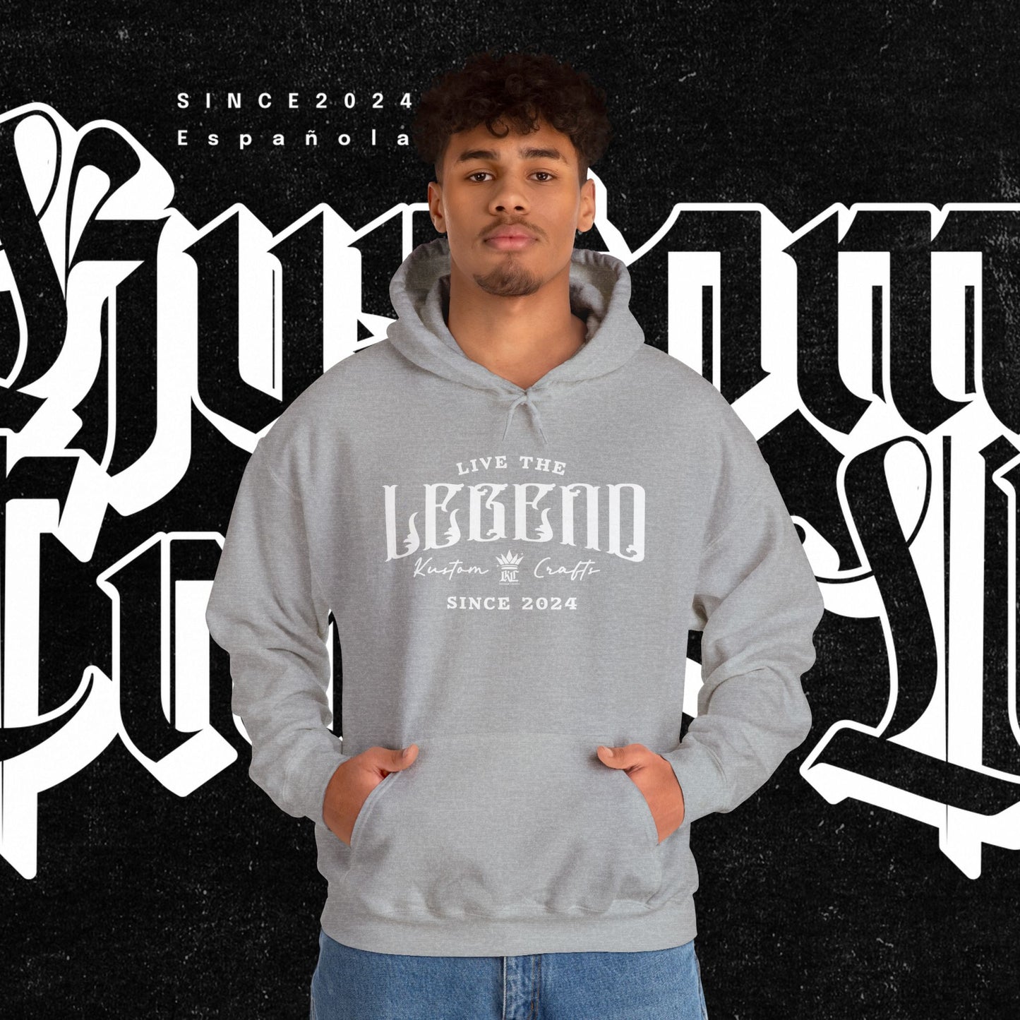 Live the Legend | Cozy Unisex Hoodie for Any Occasion, Gift for Friends, Streetwear Style