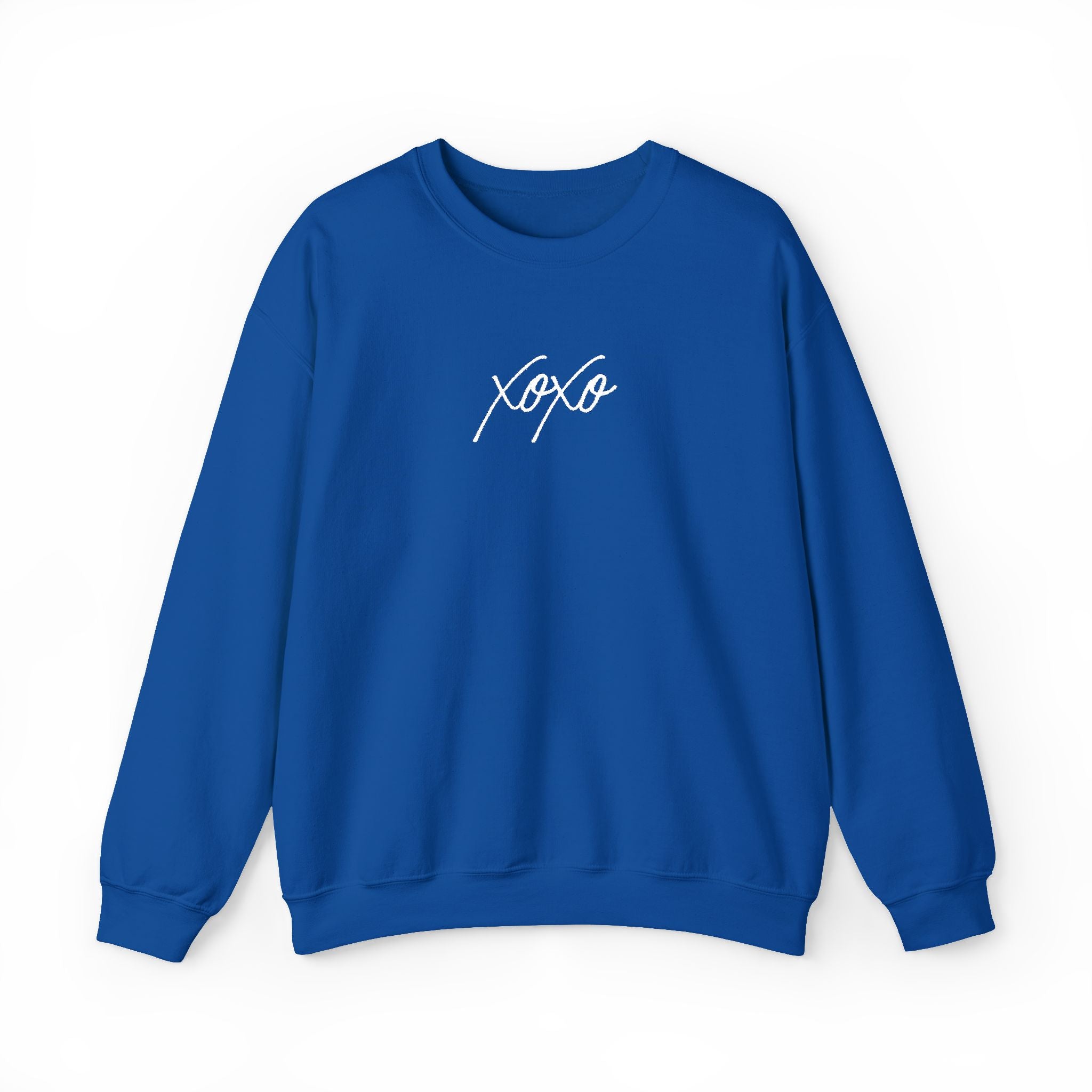 XOXO Embroidery Script Sweatshirt