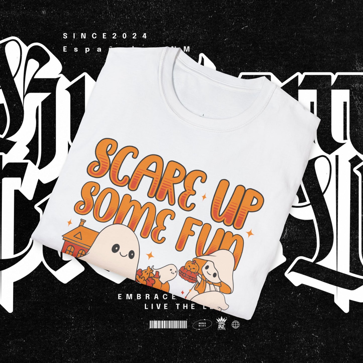 Ghost T-Shirt - Scare Up Some Fun Cute Ghost Design