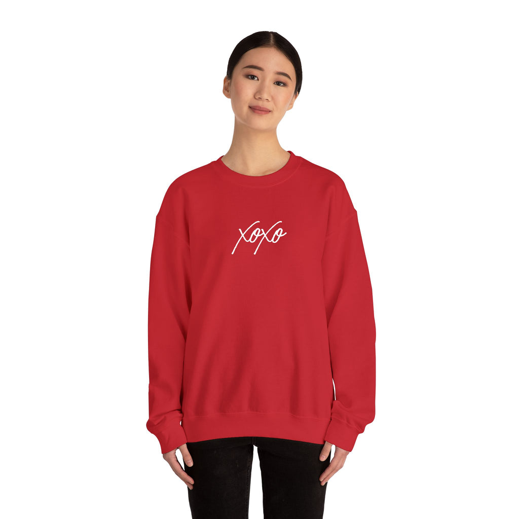 XOXO Embroidery Script Sweatshirt