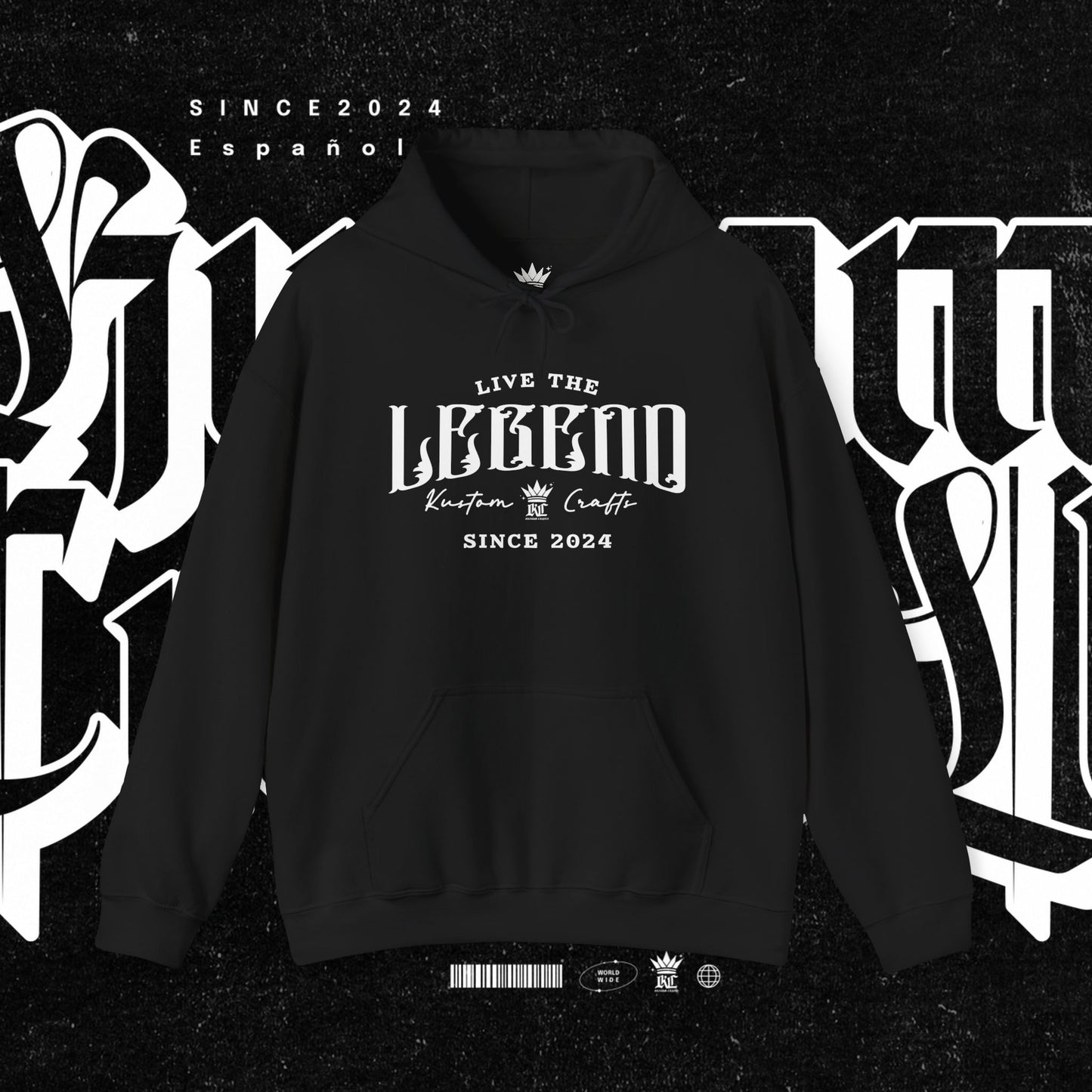 Live the Legend | Cozy Unisex Hoodie for Any Occasion, Gift for Friends, Streetwear Style