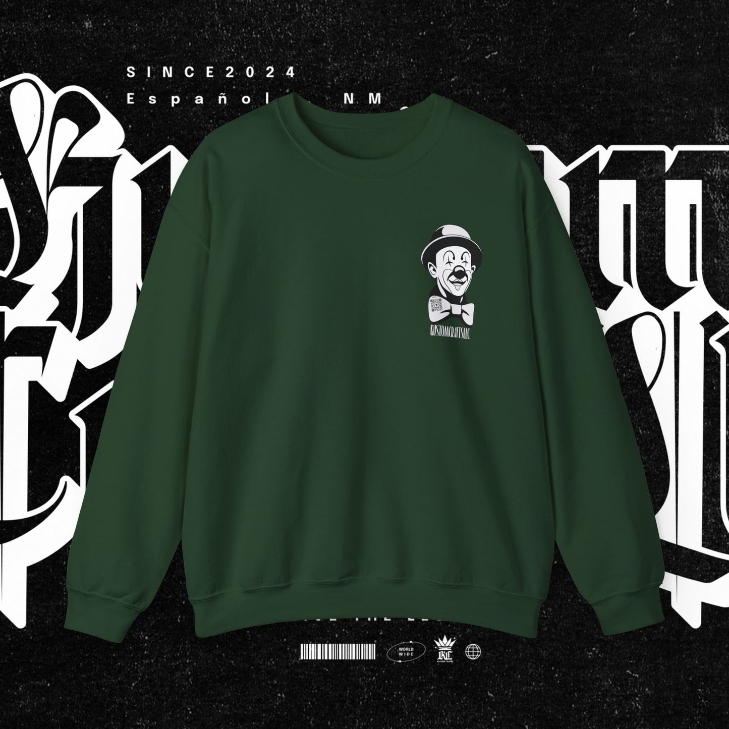 Class Clown Vintage-Style Comedic Crewneck Sweatshirt, Unisex Funny Sweatshirt, Retro Comedy Gift, Everyday Casual Wear, Perfect for Laughter Lovers