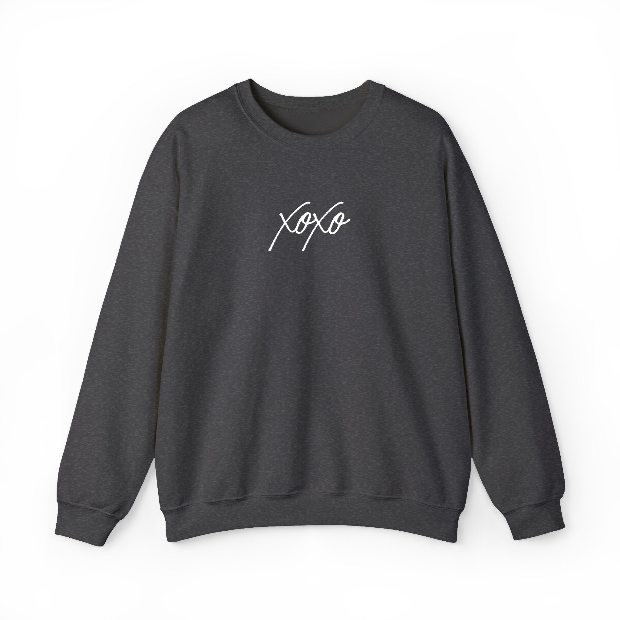 XOXO Embroidery Script Sweatshirt