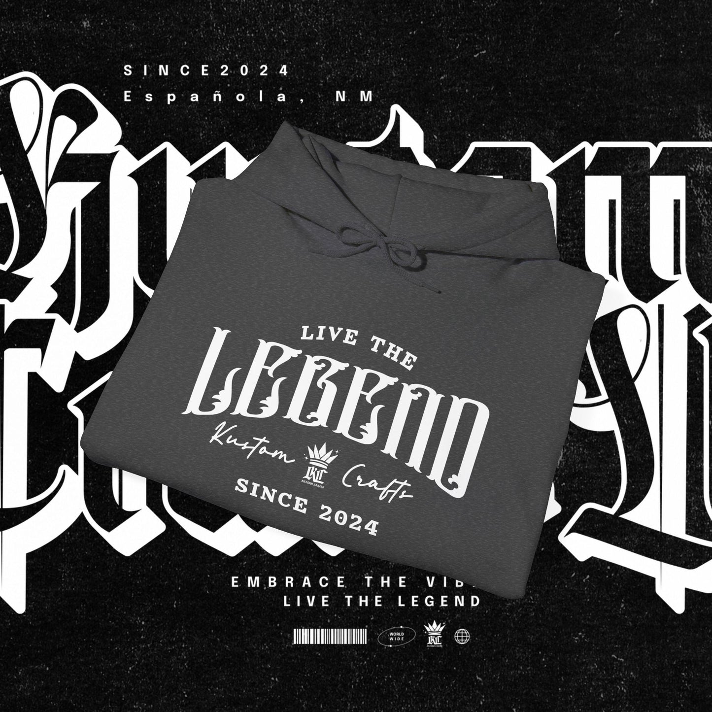 Live the Legend | Cozy Unisex Hoodie for Any Occasion, Gift for Friends, Streetwear Style