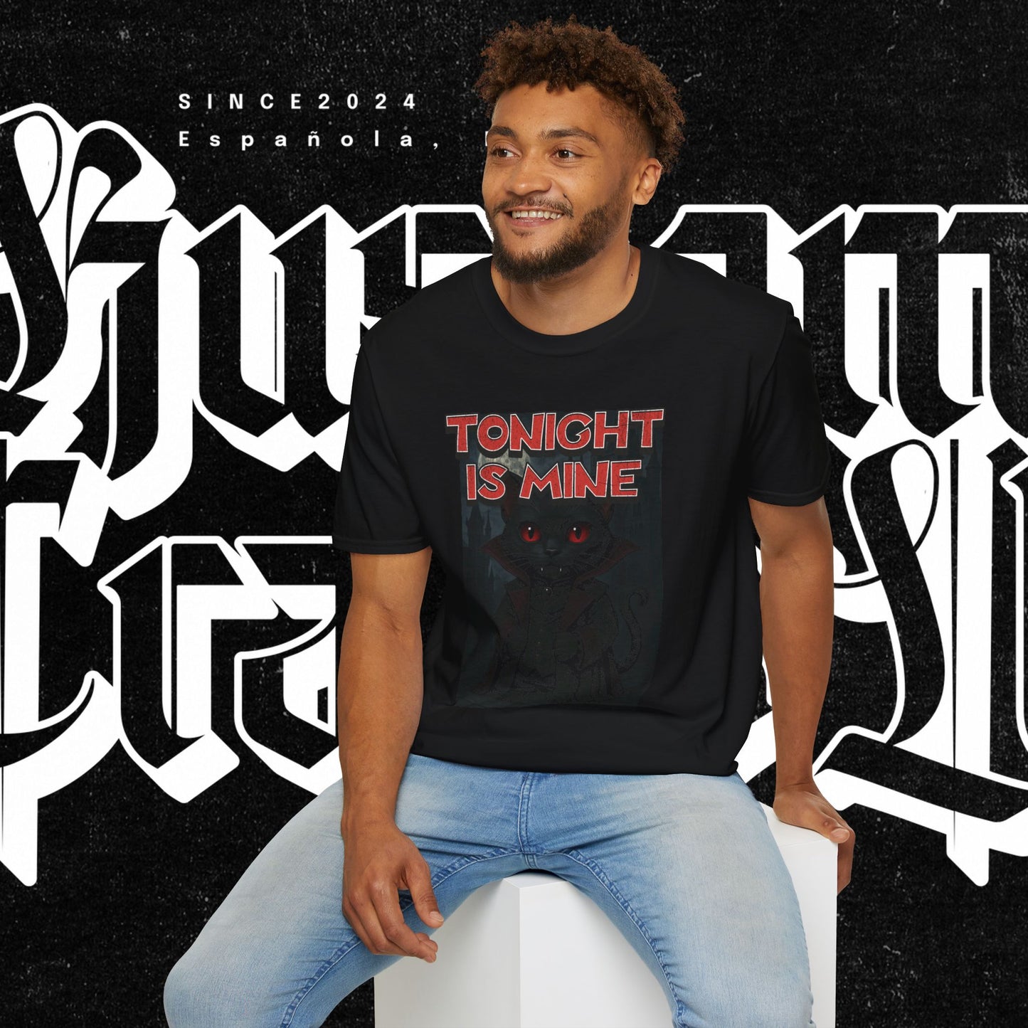 Dracula Cat Tonight is Mine Halloween Shirt