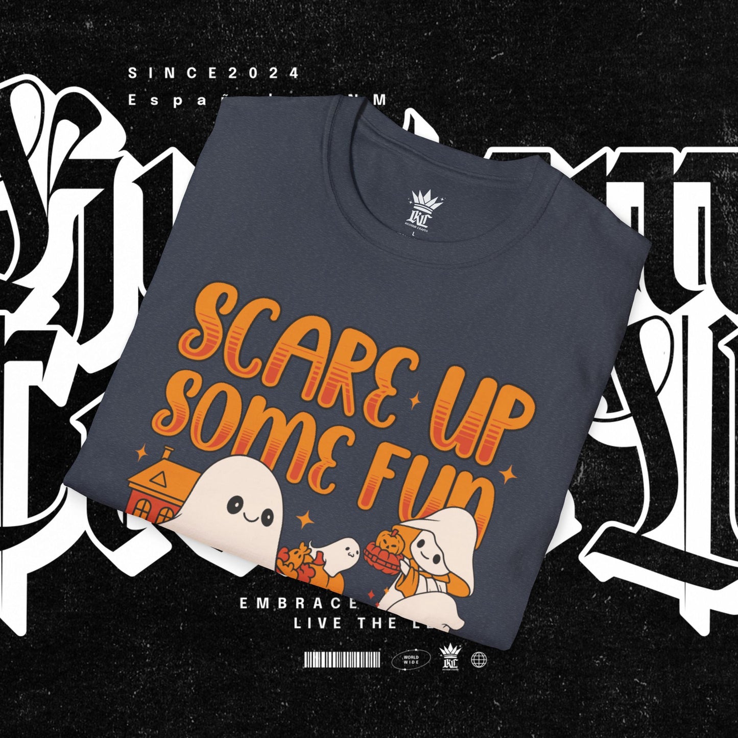 Ghost T-Shirt - Scare Up Some Fun Cute Ghost Design