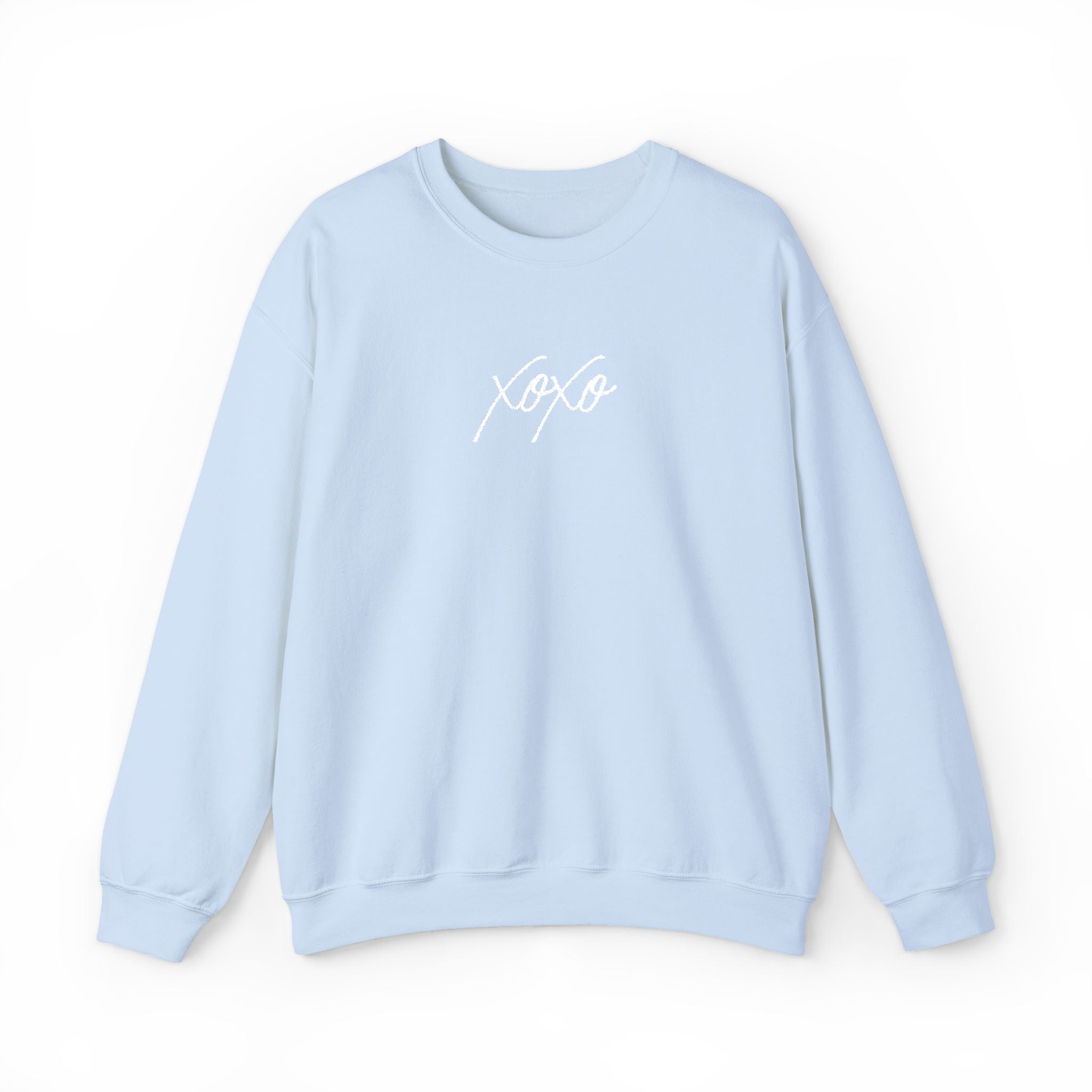 XOXO Embroidery Script Sweatshirt