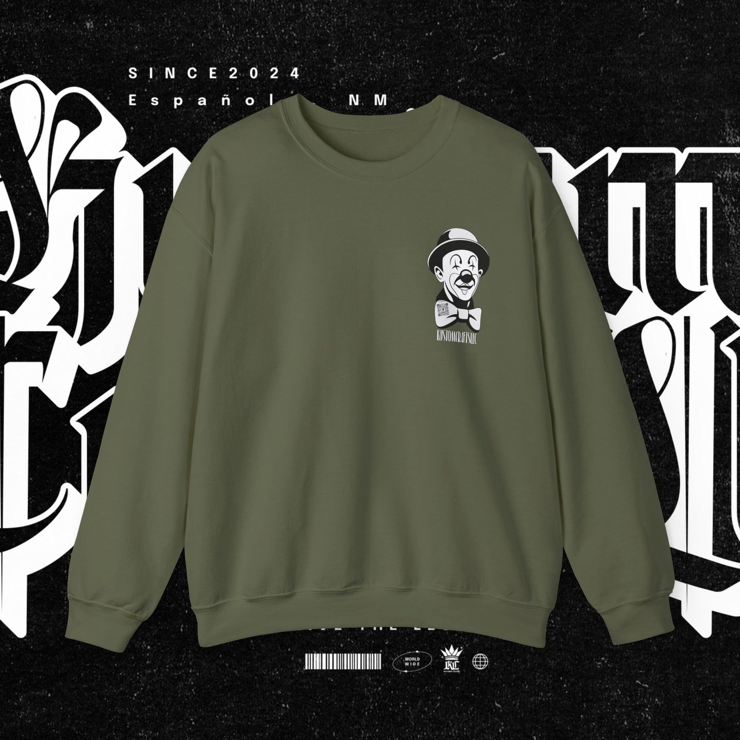 Class Clown Vintage-Style Comedic Crewneck Sweatshirt, Unisex Funny Sweatshirt, Retro Comedy Gift, Everyday Casual Wear, Perfect for Laughter Lovers