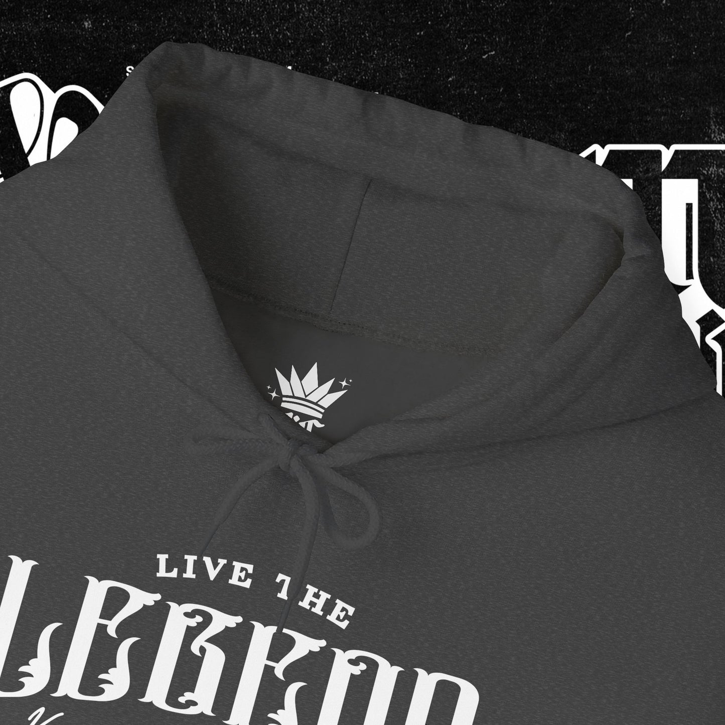 Live the Legend | Cozy Unisex Hoodie for Any Occasion, Gift for Friends, Streetwear Style