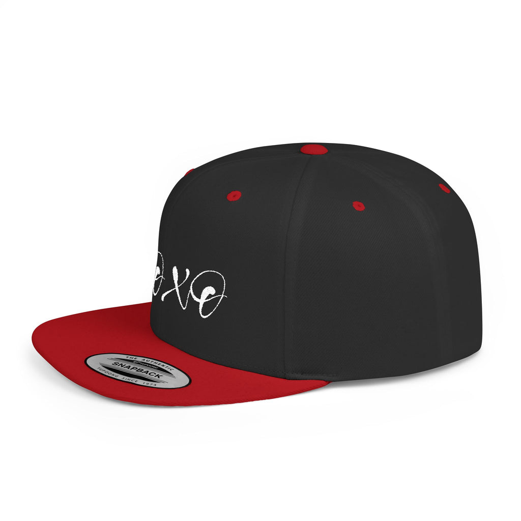 XOXO embroidered Flat Bill Snapback