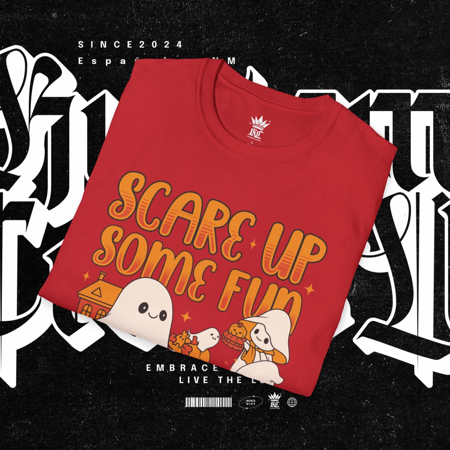 Ghost T-Shirt - Scare Up Some Fun Cute Ghost Design