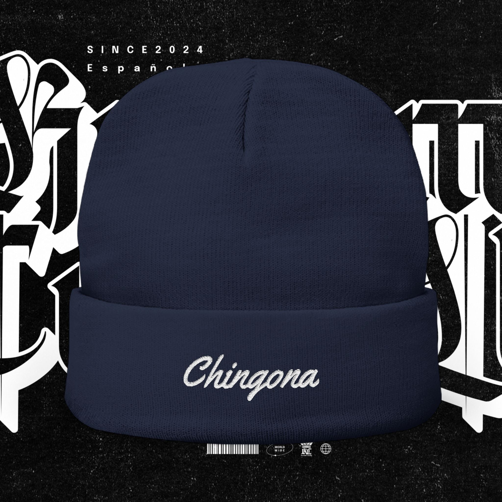 Chingona - Embroidery Beanie