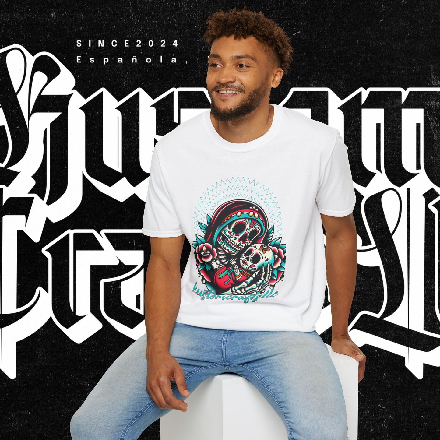 La Madre Day of the Dead Skull T-Shirt, Graphic Tee, Unisex Shirt, Halloween Costume, Gift for Her, Trendy Graphic Apparel