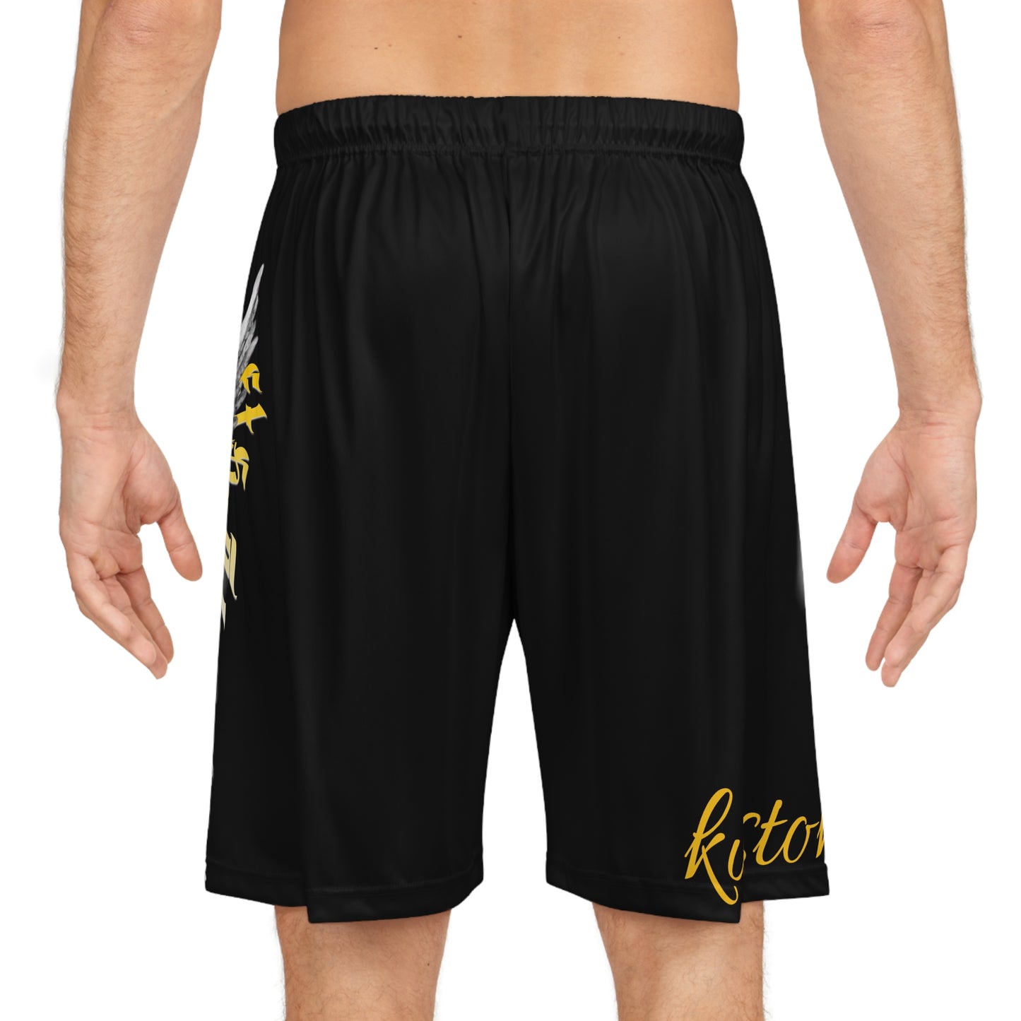 Saint Michael, Athletic Wear, Summer Sports Shorts, Gift for Basketball Lovers, Trendy Fitness Apparel