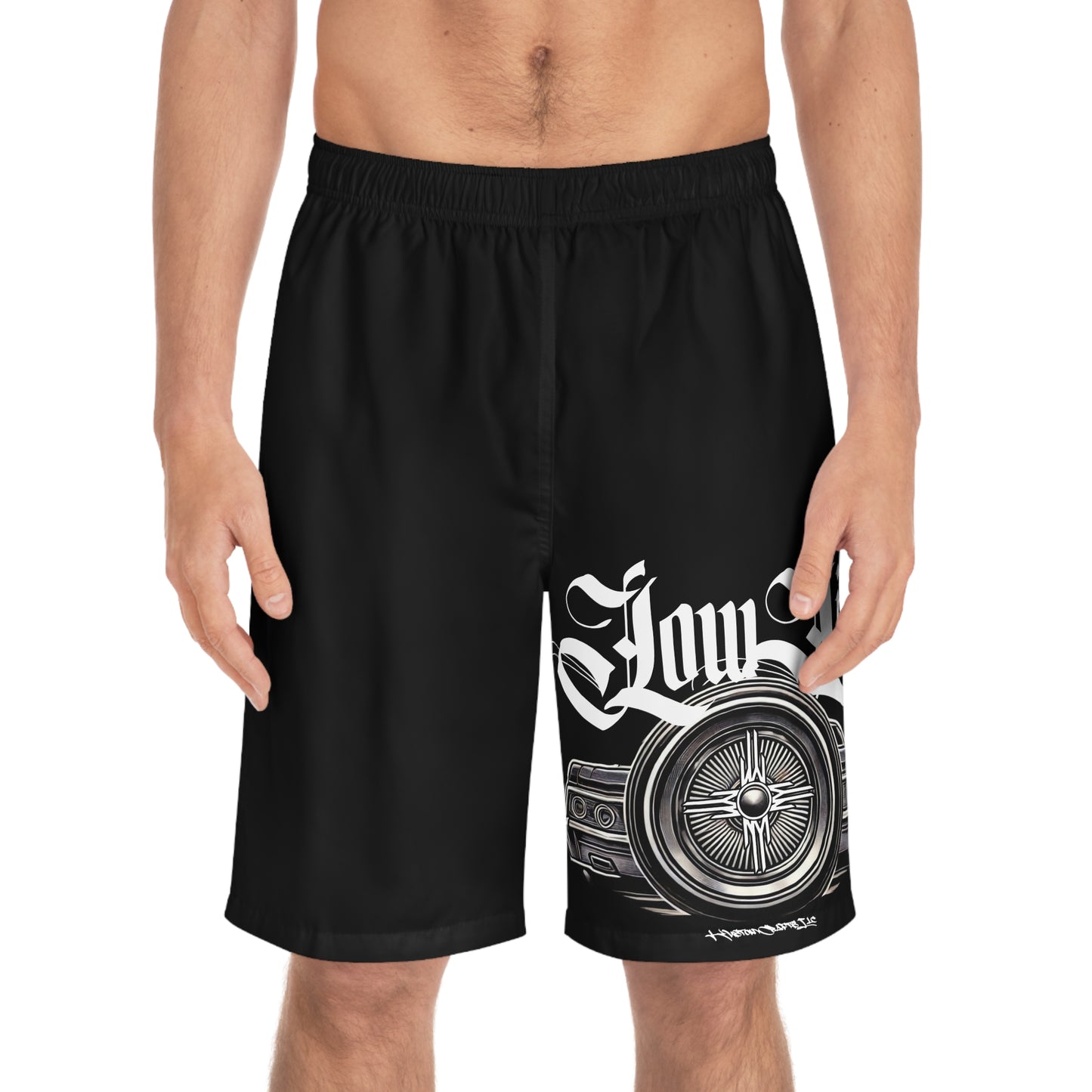 Low Life Lowrider Stylish Men's Board Shorts - Perfect for Beach Days, Summer Fun, Pool Parties, Vacation Essentials, Low Life Design