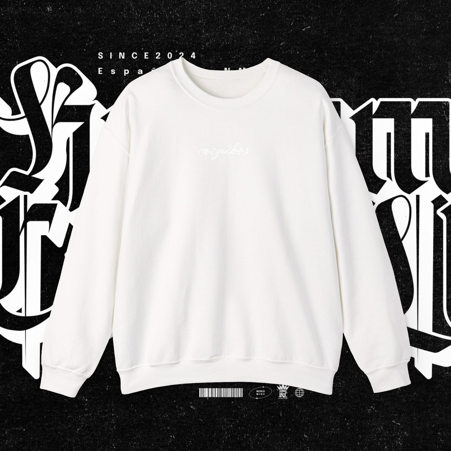 Cozy Vibes Embroidery Heavy Blend™ Crewneck Sweatshirt
