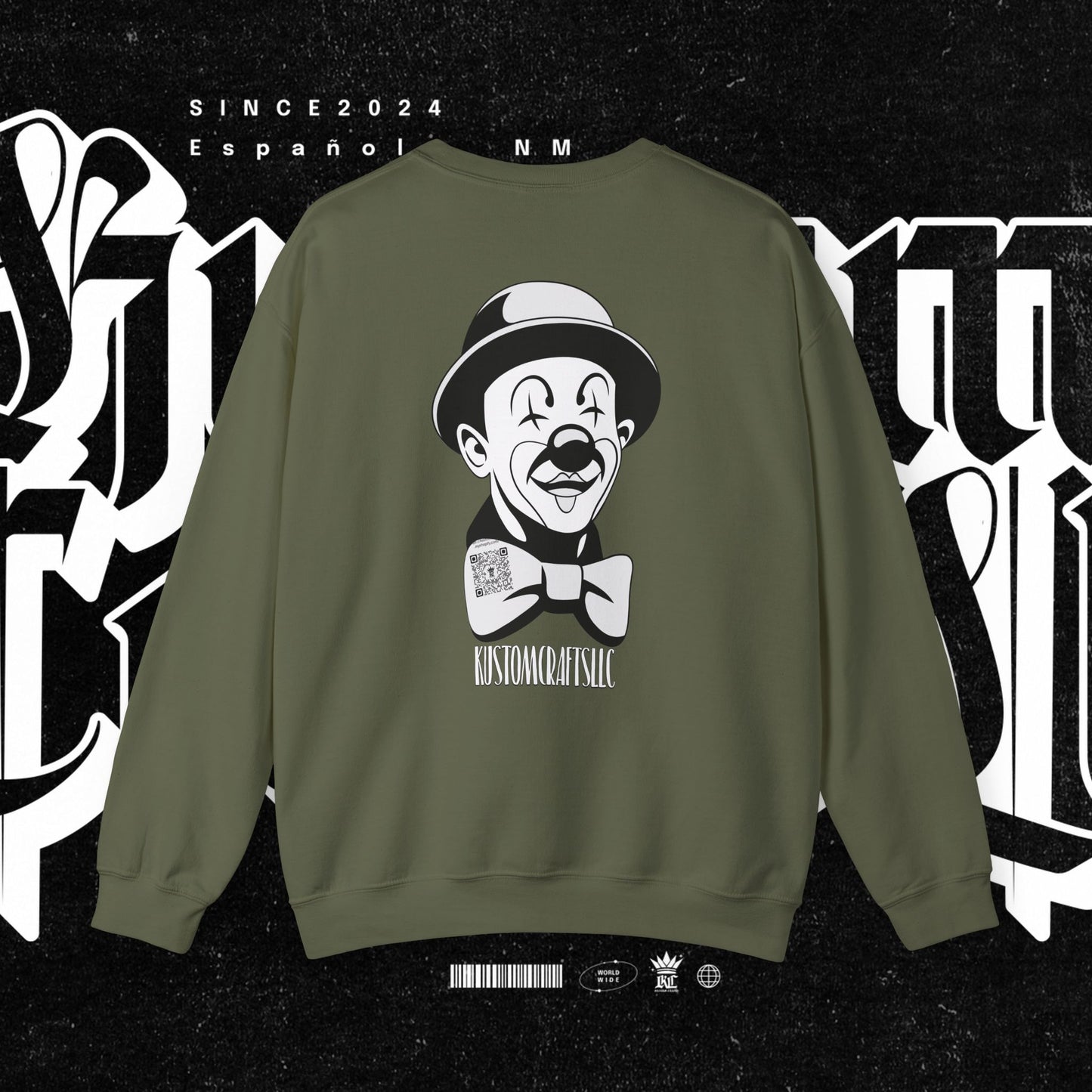 Class Clown Vintage-Style Comedic Crewneck Sweatshirt, Unisex Funny Sweatshirt, Retro Comedy Gift, Everyday Casual Wear, Perfect for Laughter Lovers