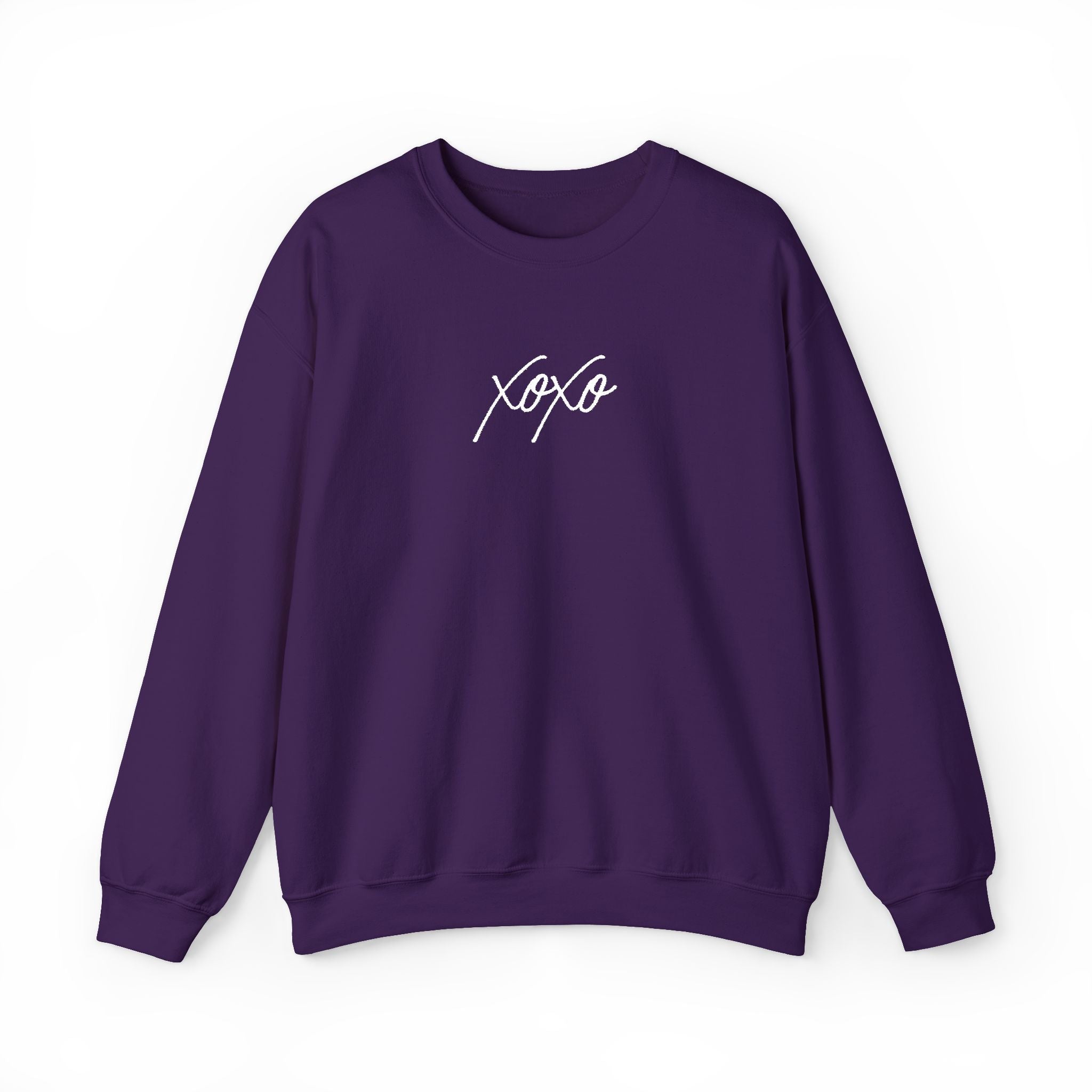XOXO Embroidery Script Sweatshirt