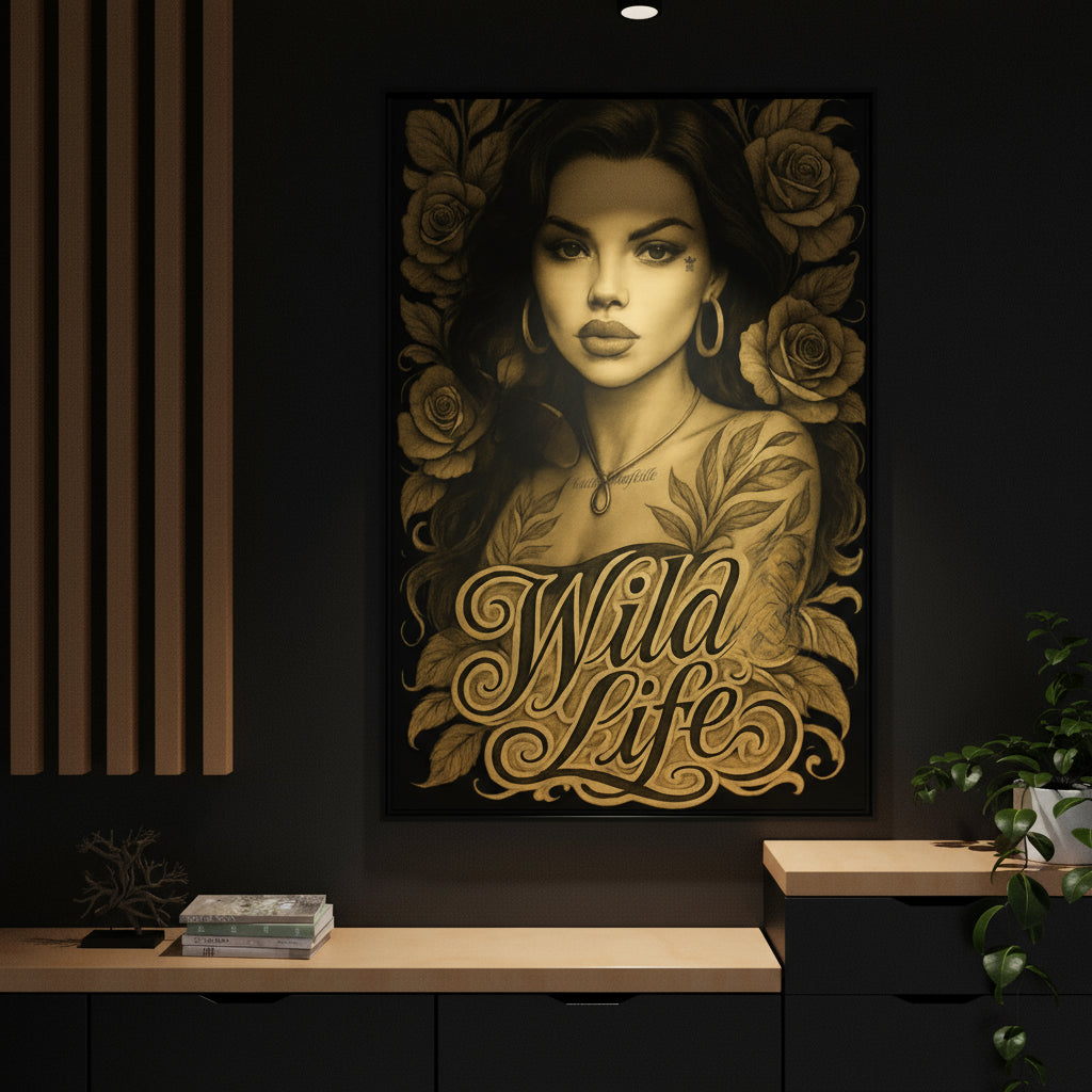 Wild Life — Framed Canvas