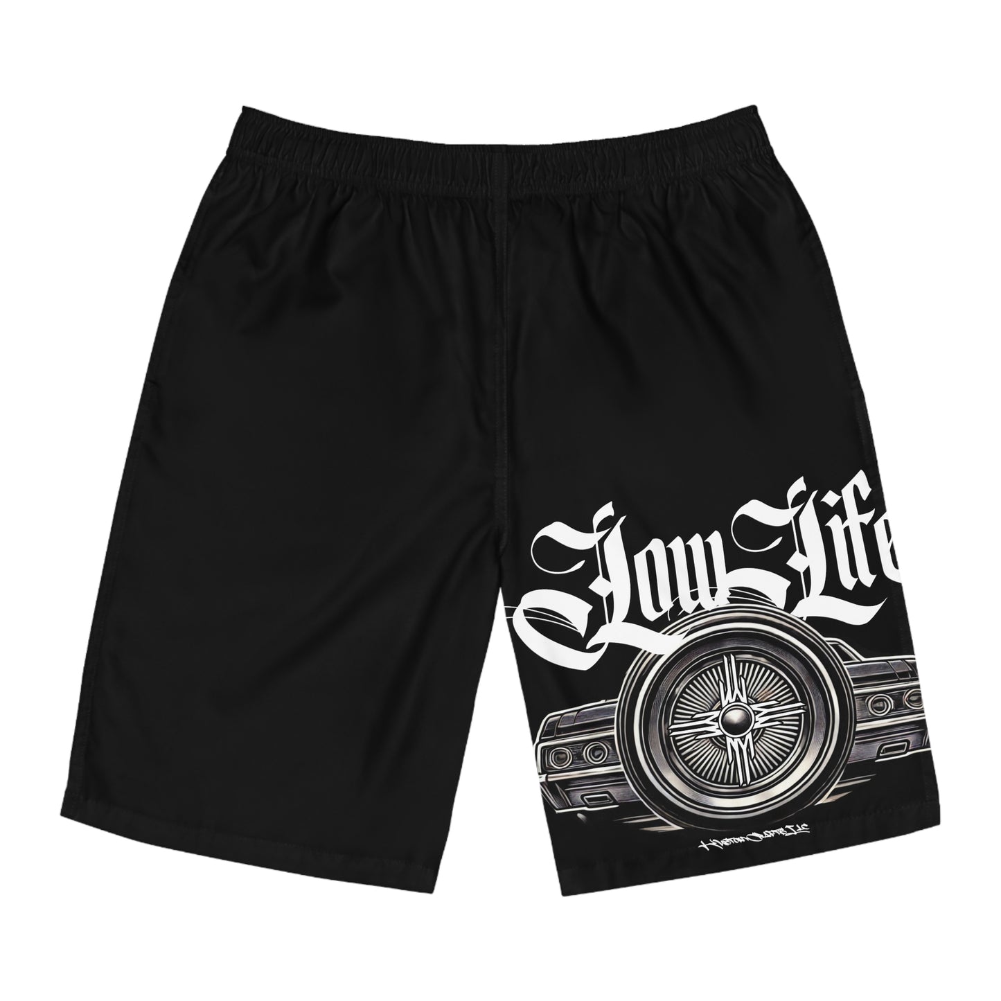 Low Life Lowrider Stylish Men's Board Shorts - Perfect for Beach Days, Summer Fun, Pool Parties, Vacation Essentials, Low Life Design