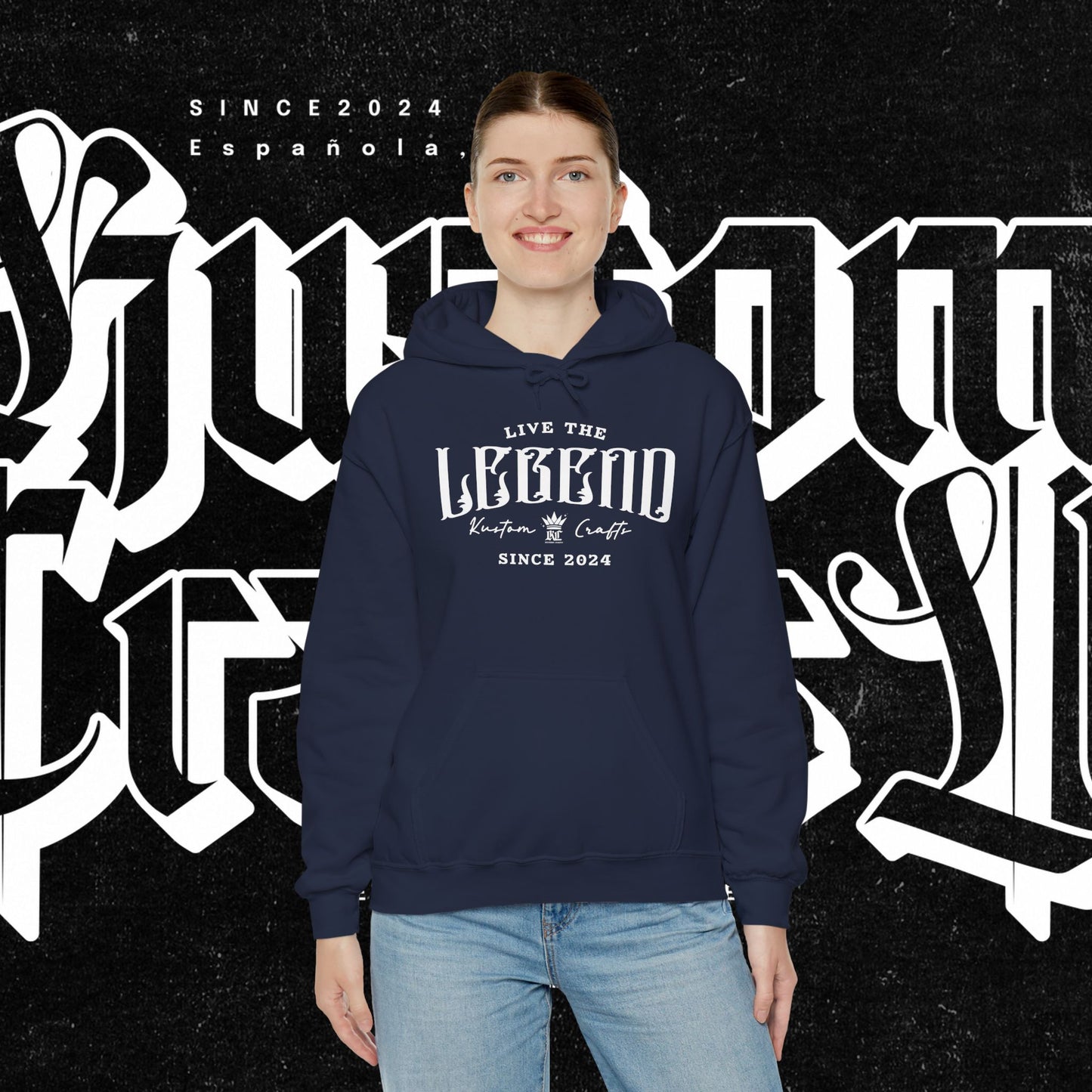 Live the Legend | Cozy Unisex Hoodie for Any Occasion, Gift for Friends, Streetwear Style