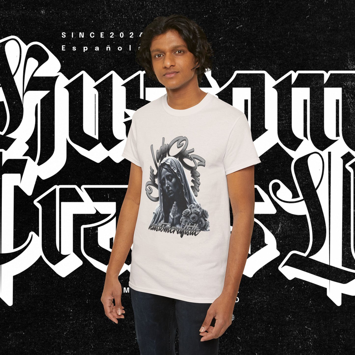 Our Lady Of Sorrow Unisex Heavy Cotton Tee with Unique Artistic Design, Vintage Style T-Shirt, Casual Everyday Wear, Graphic Tee for Men and Women, Gift [...]