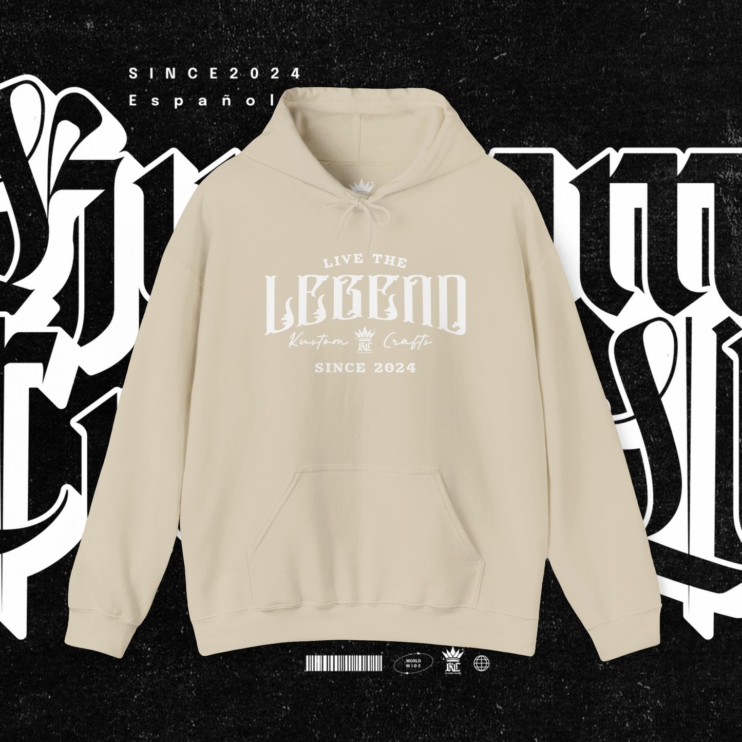 Live the Legend | Cozy Unisex Hoodie for Any Occasion, Gift for Friends, Streetwear Style