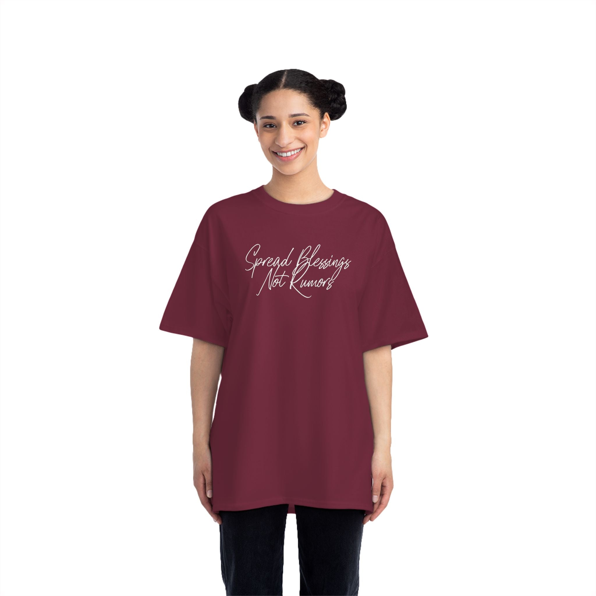 Spread Blessings Not Rumors - Script Tee