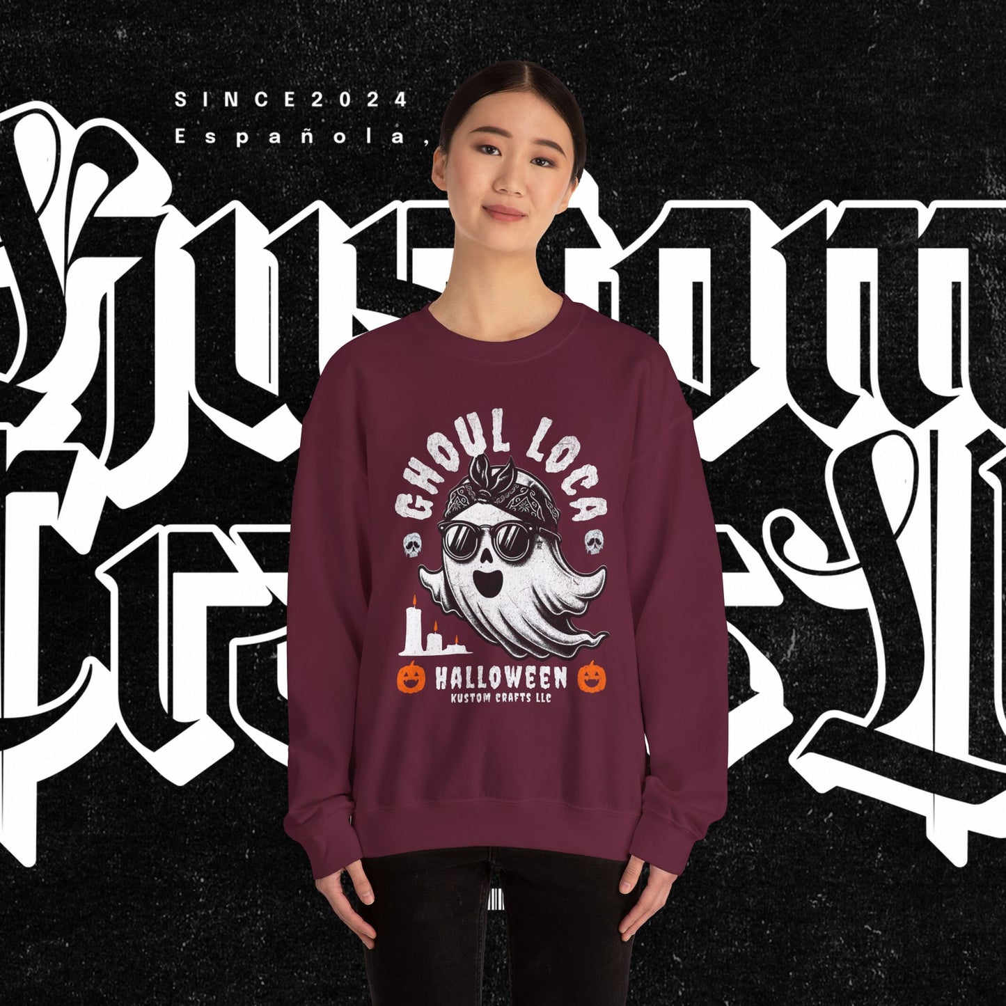 Ghoul Loca Halloween Sweatshirt, Cozy Unisex Crewneck for Fall Celebrations, Perfect for Halloween Parties, Ghost Lover Gift, Festival [...]