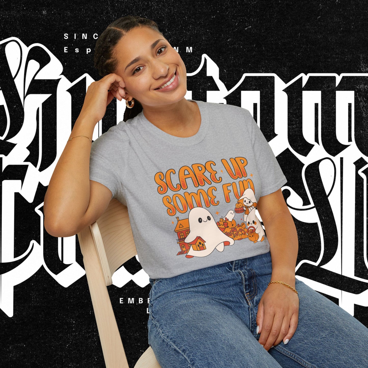 Ghost T-Shirt - Scare Up Some Fun Cute Ghost Design