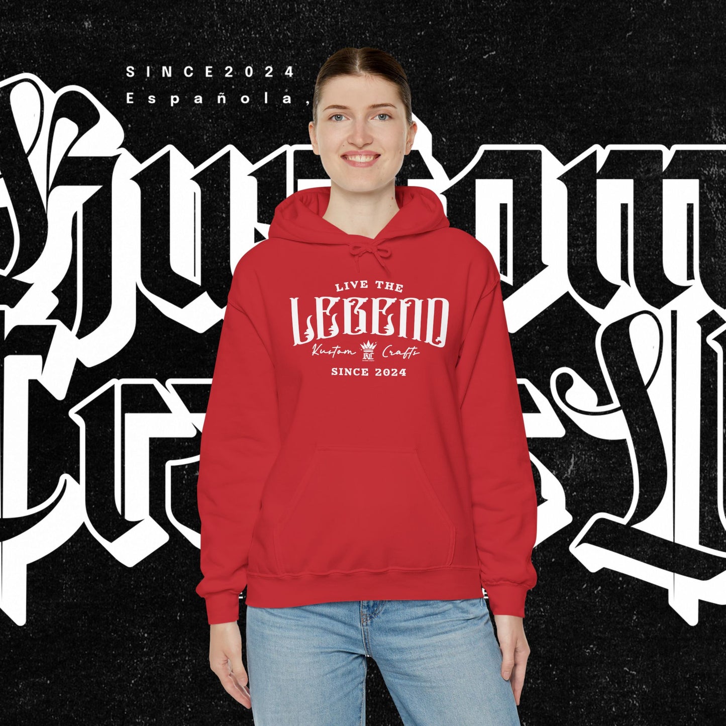 Live the Legend | Cozy Unisex Hoodie for Any Occasion, Gift for Friends, Streetwear Style
