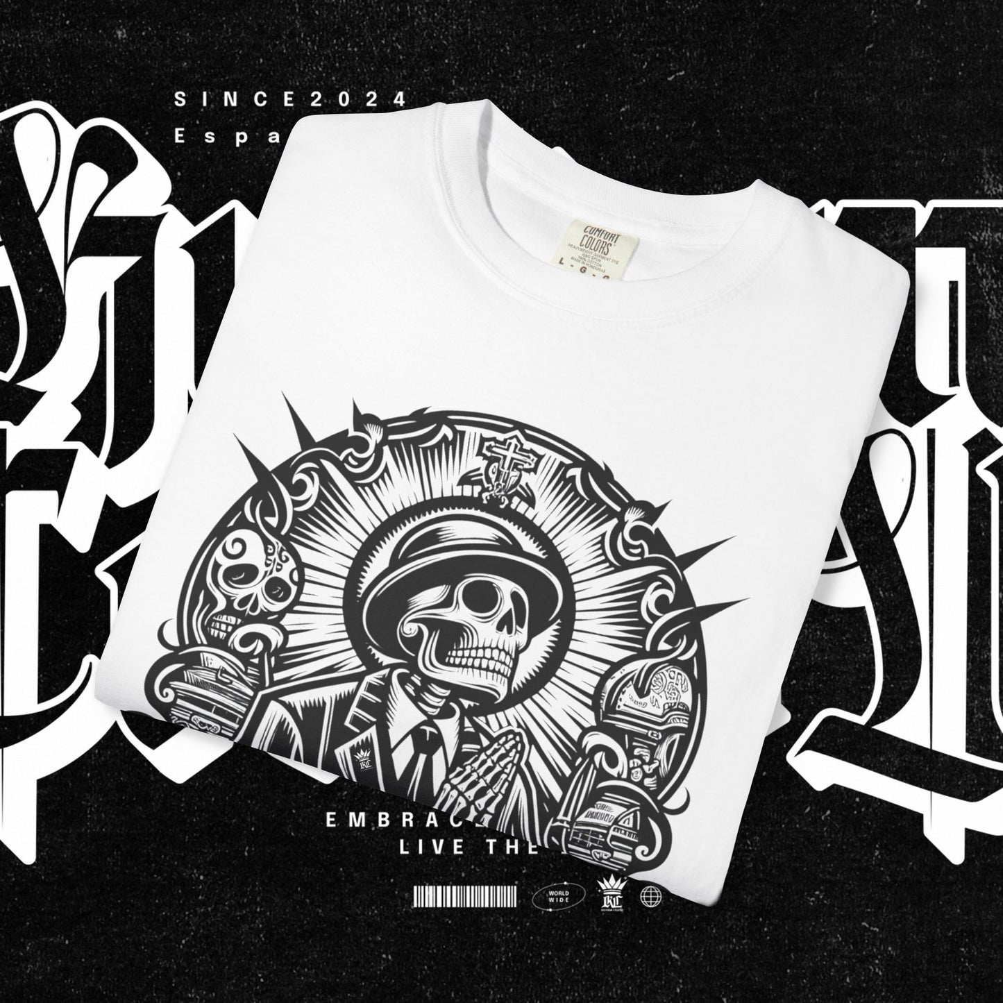 Pray for us sinners Unisex T-shirt, Kustom Crafts LLC Streetwear Tee, Religious Graphic Shirt, Men's Women's Apparel, Trendy Fashion Top