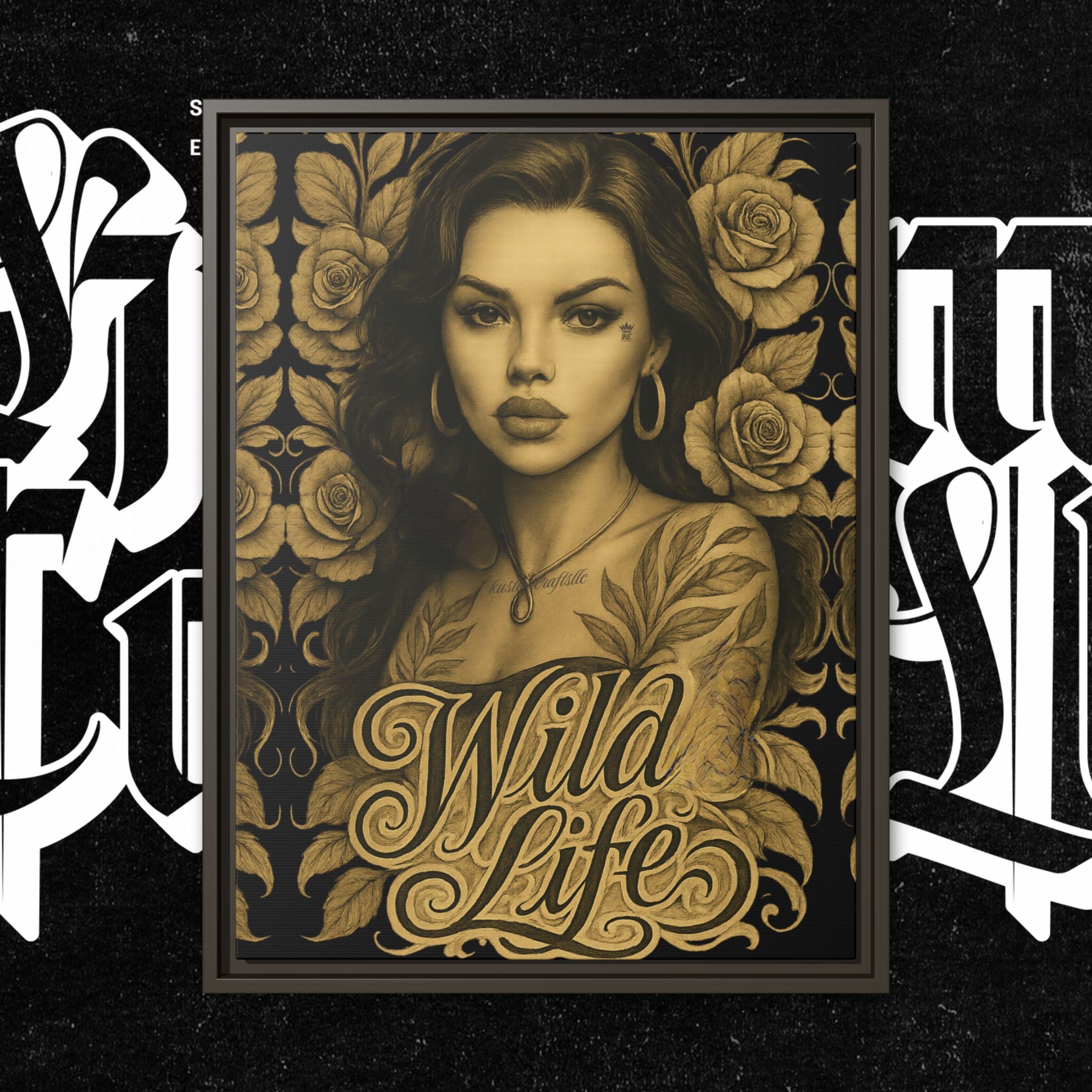 Wild Life — Framed Canvas