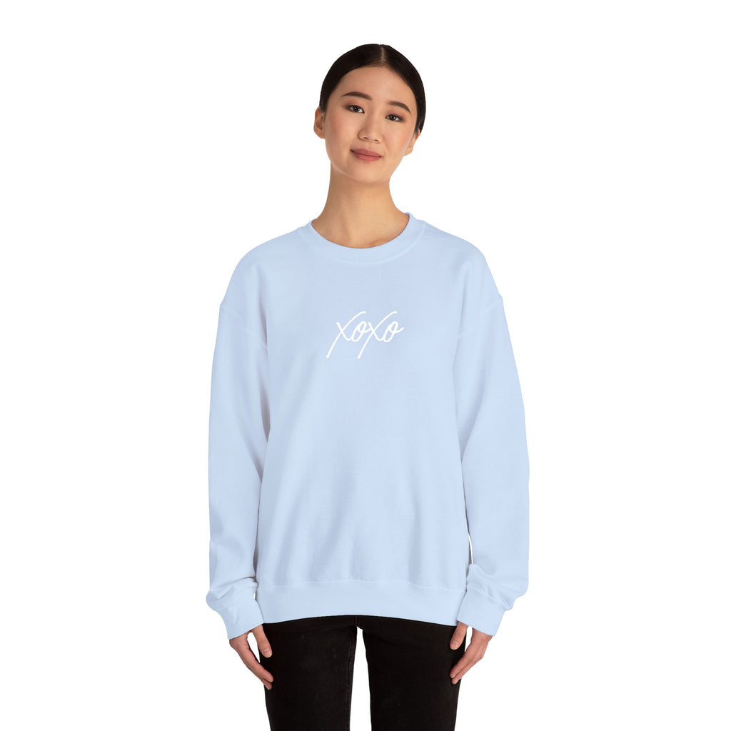 XOXO Embroidery Script Sweatshirt