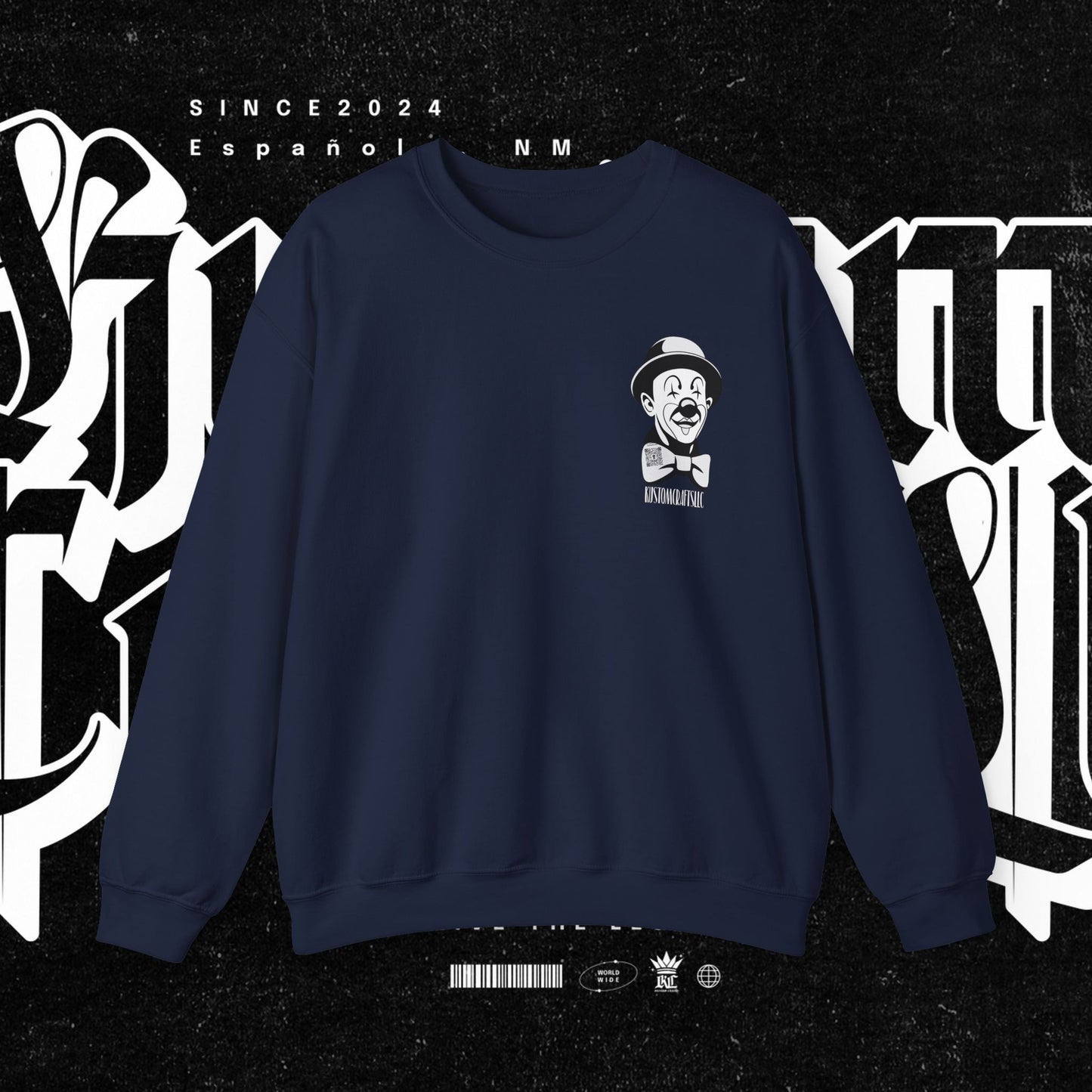 Class Clown Vintage-Style Comedic Crewneck Sweatshirt, Unisex Funny Sweatshirt, Retro Comedy Gift, Everyday Casual Wear, Perfect for Laughter Lovers