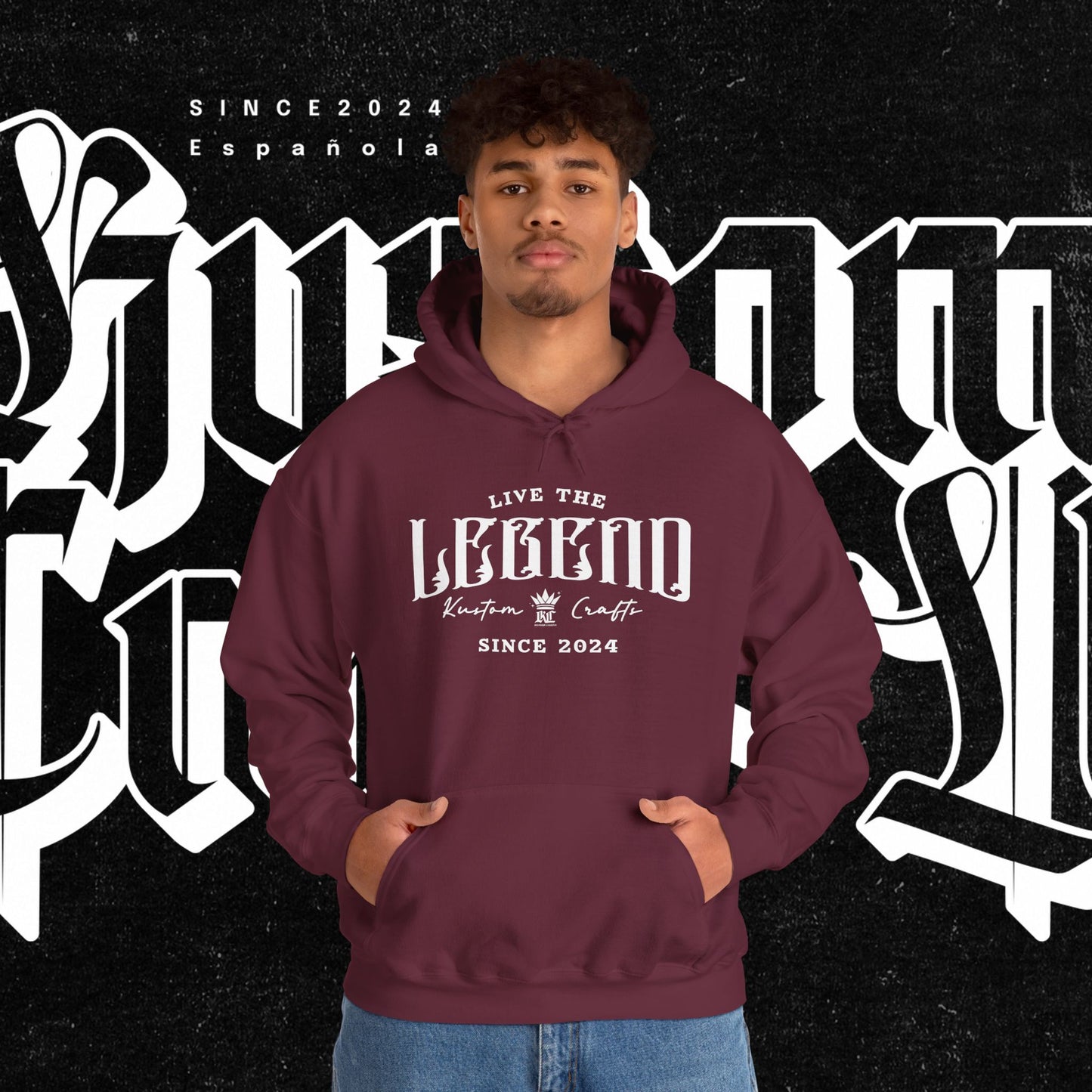 Live the Legend | Cozy Unisex Hoodie for Any Occasion, Gift for Friends, Streetwear Style