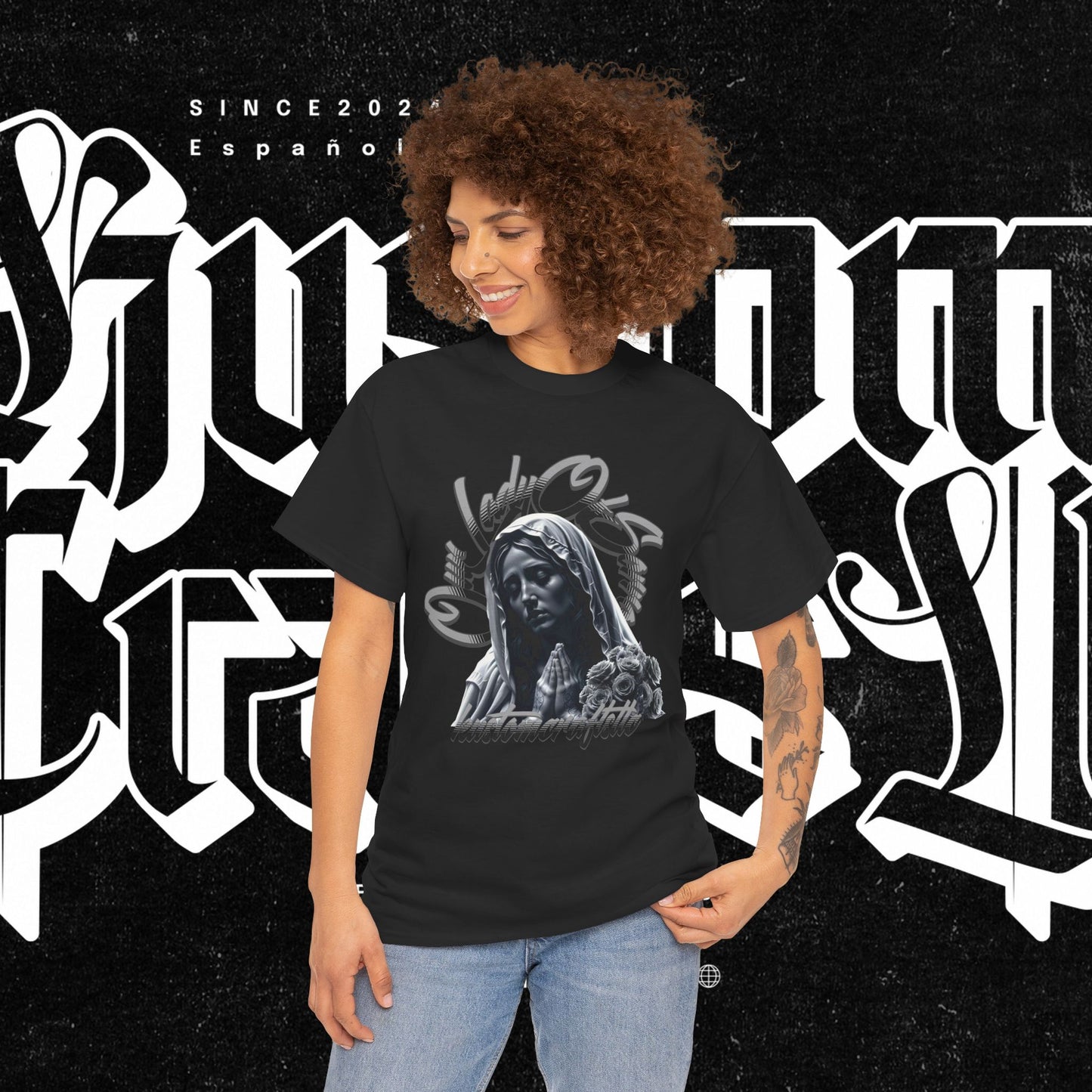 Our Lady Of Sorrow Unisex Heavy Cotton Tee with Unique Artistic Design, Vintage Style T-Shirt, Casual Everyday Wear, Graphic Tee for Men and Women, Gift [...]