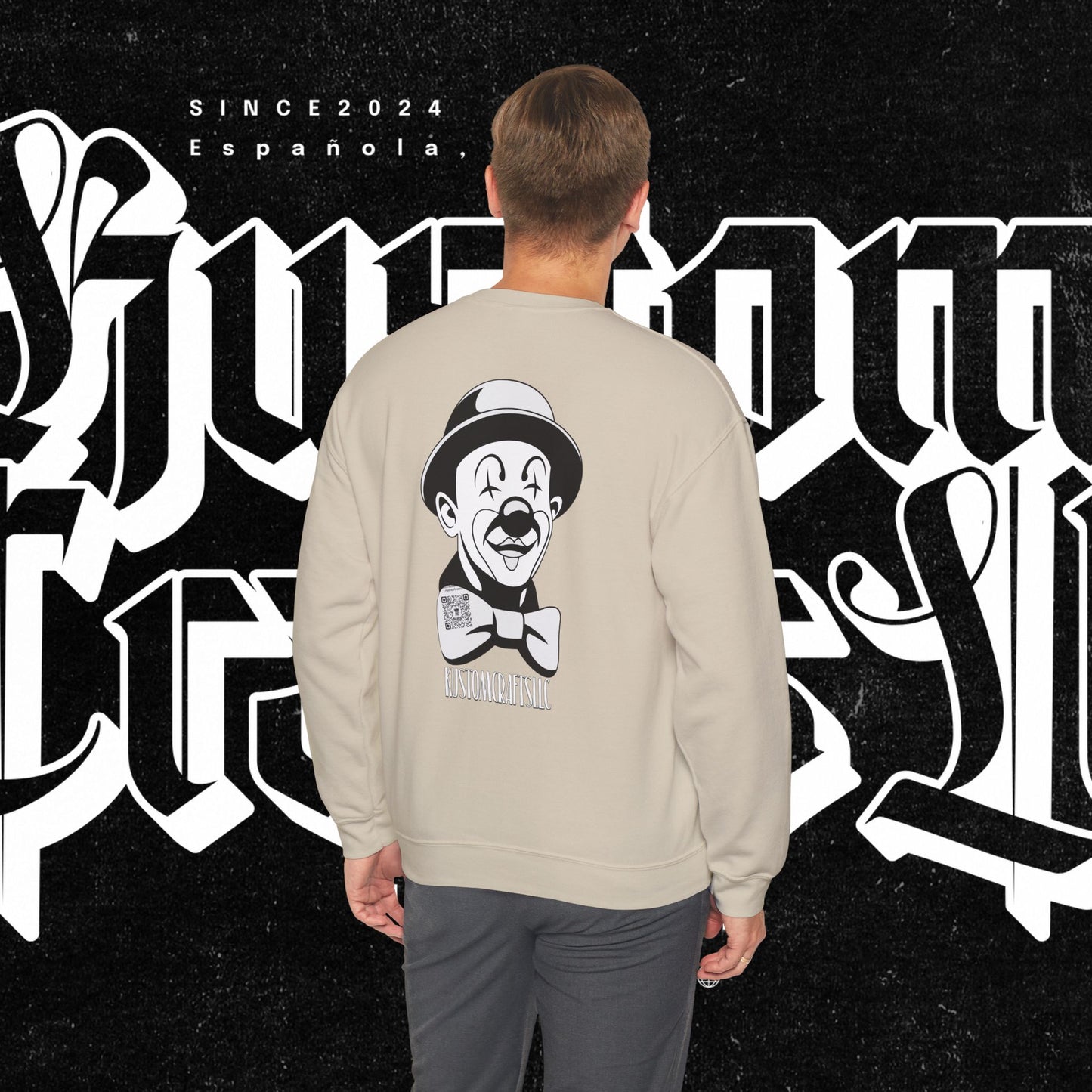 Class Clown Vintage-Style Comedic Crewneck Sweatshirt, Unisex Funny Sweatshirt, Retro Comedy Gift, Everyday Casual Wear, Perfect for Laughter Lovers