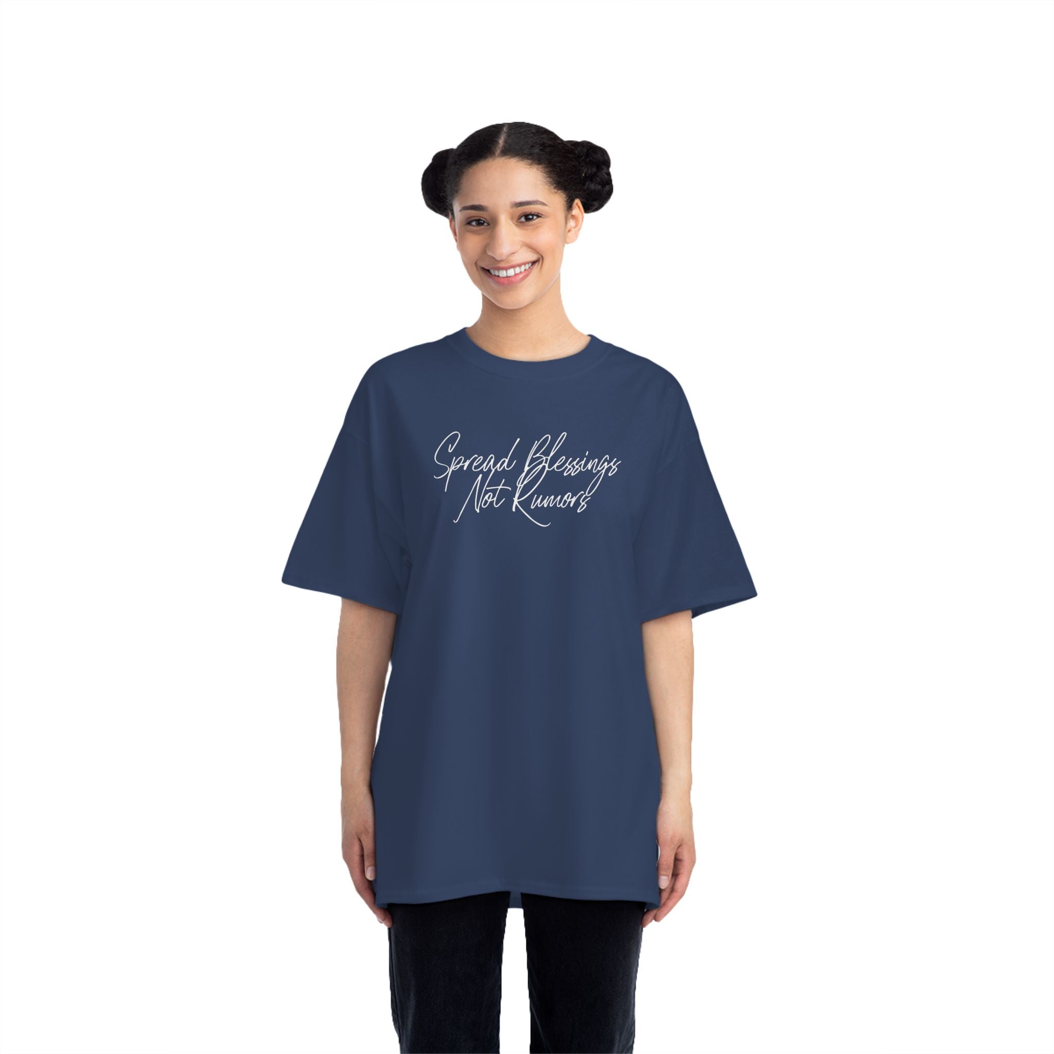 Spread Blessings Not Rumors - Script Tee