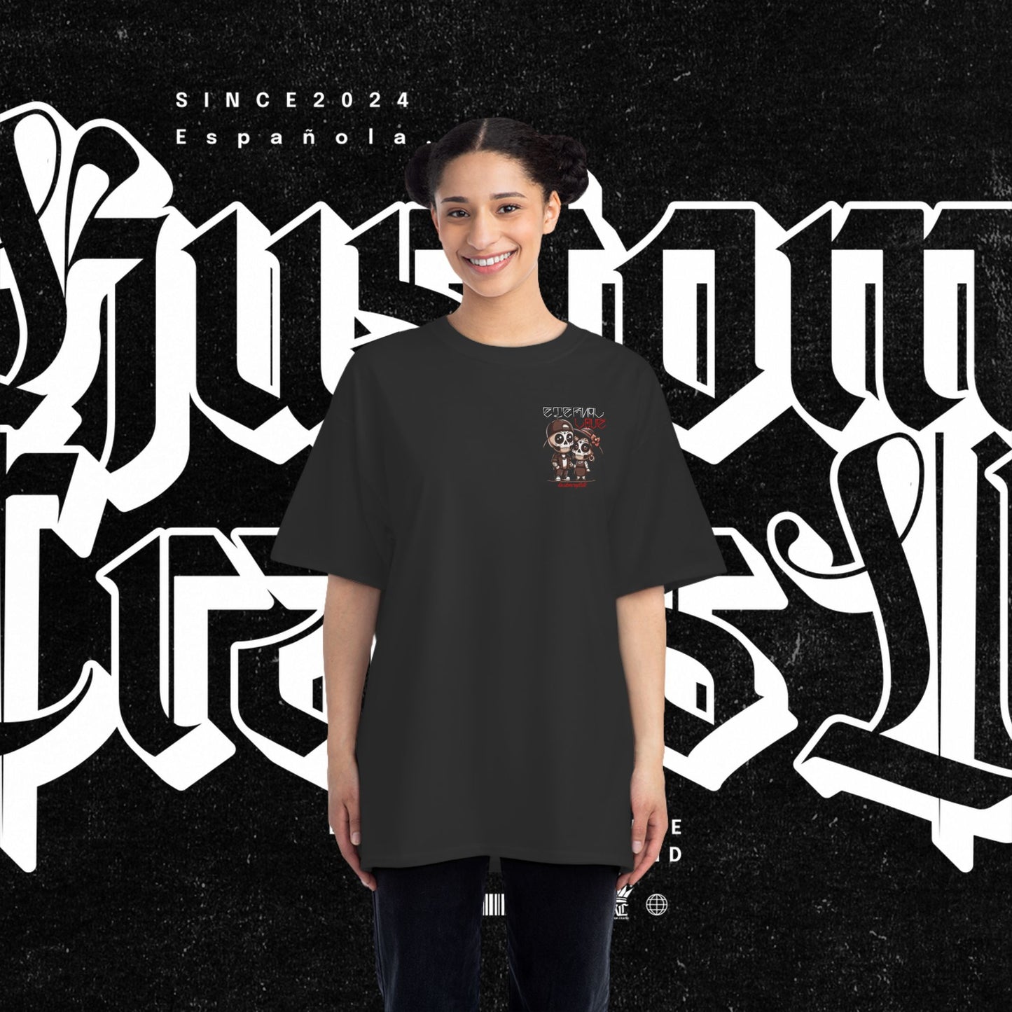 Eternal Love T-Shirt | Day of the Dead Tee, Apparel, Gift for Lovers, Couple's Clothing, Unique Graphic Tee