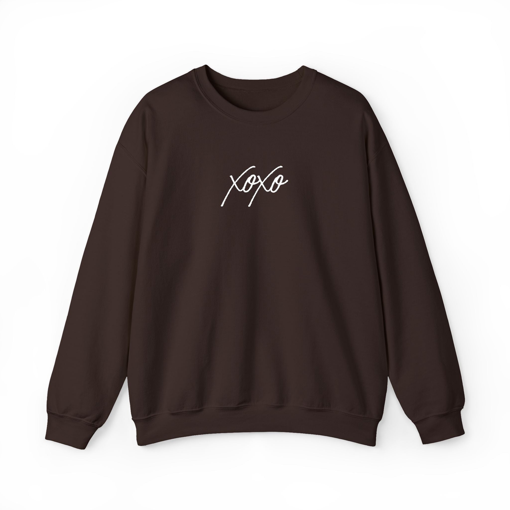 XOXO Embroidery Script Sweatshirt