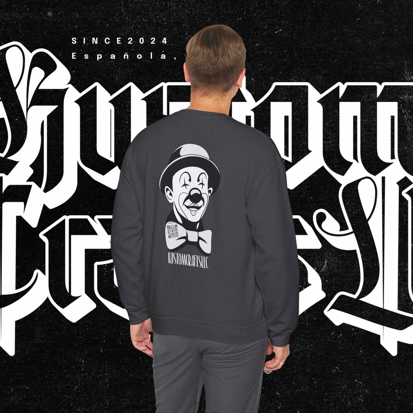Class Clown Vintage-Style Comedic Crewneck Sweatshirt, Unisex Funny Sweatshirt, Retro Comedy Gift, Everyday Casual Wear, Perfect for Laughter Lovers