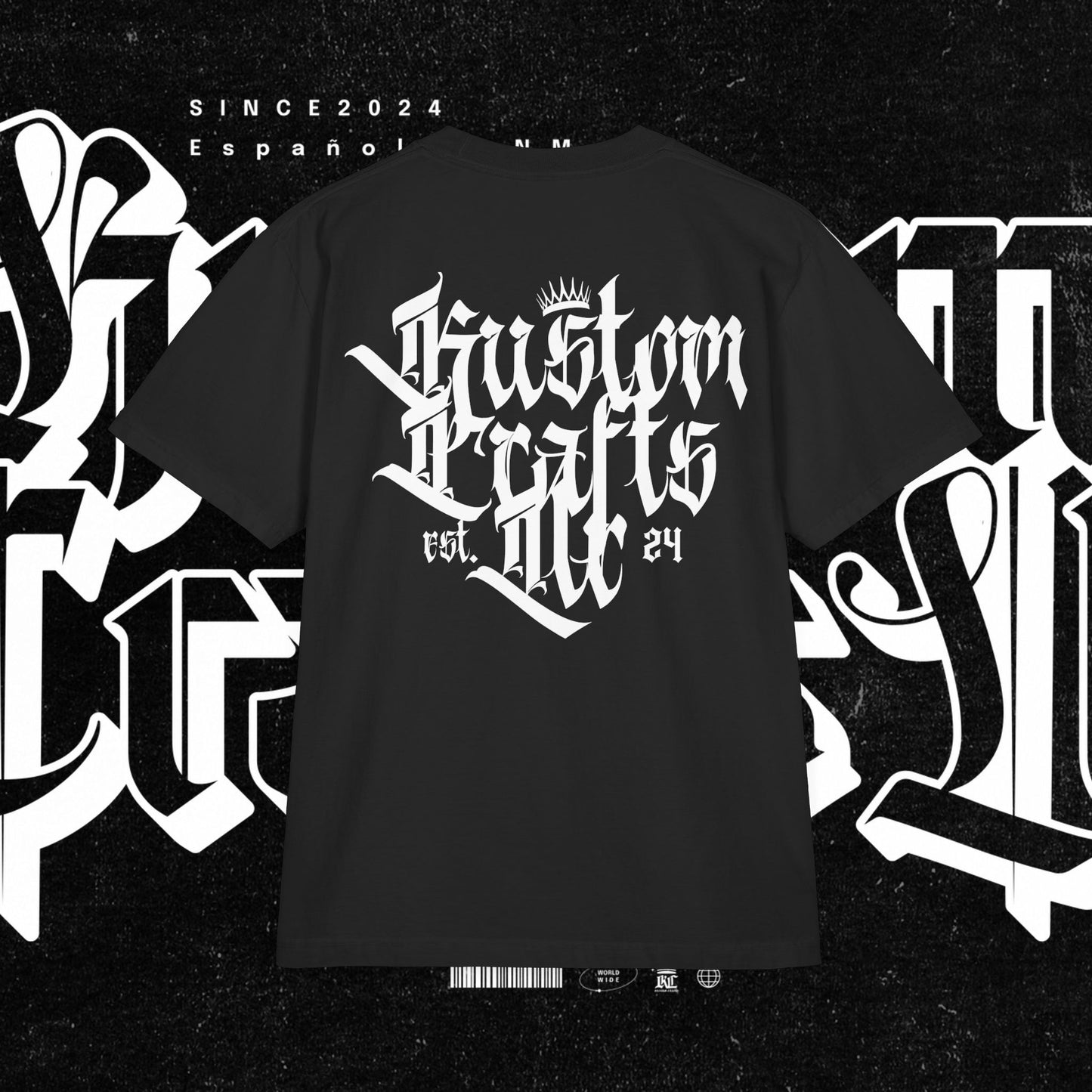 Kustom Crafts LLC Graffiti Shaka Wear T-Shirt, Streetwear Gift, Urban Fashion Tee, Graphic Tee, Music Festival Outfit, Unisex Casual Wear