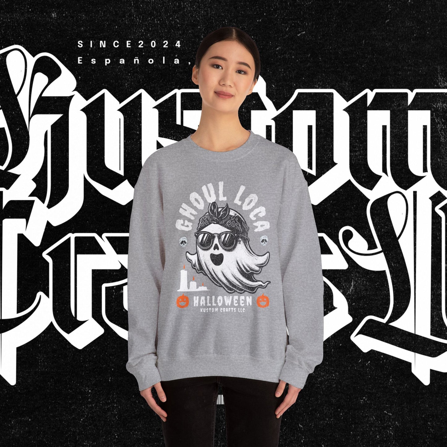 Ghoul Loca Halloween Sweatshirt, Cozy Unisex Crewneck for Fall Celebrations, Perfect for Halloween Parties, Ghost Lover Gift, Festival [...]