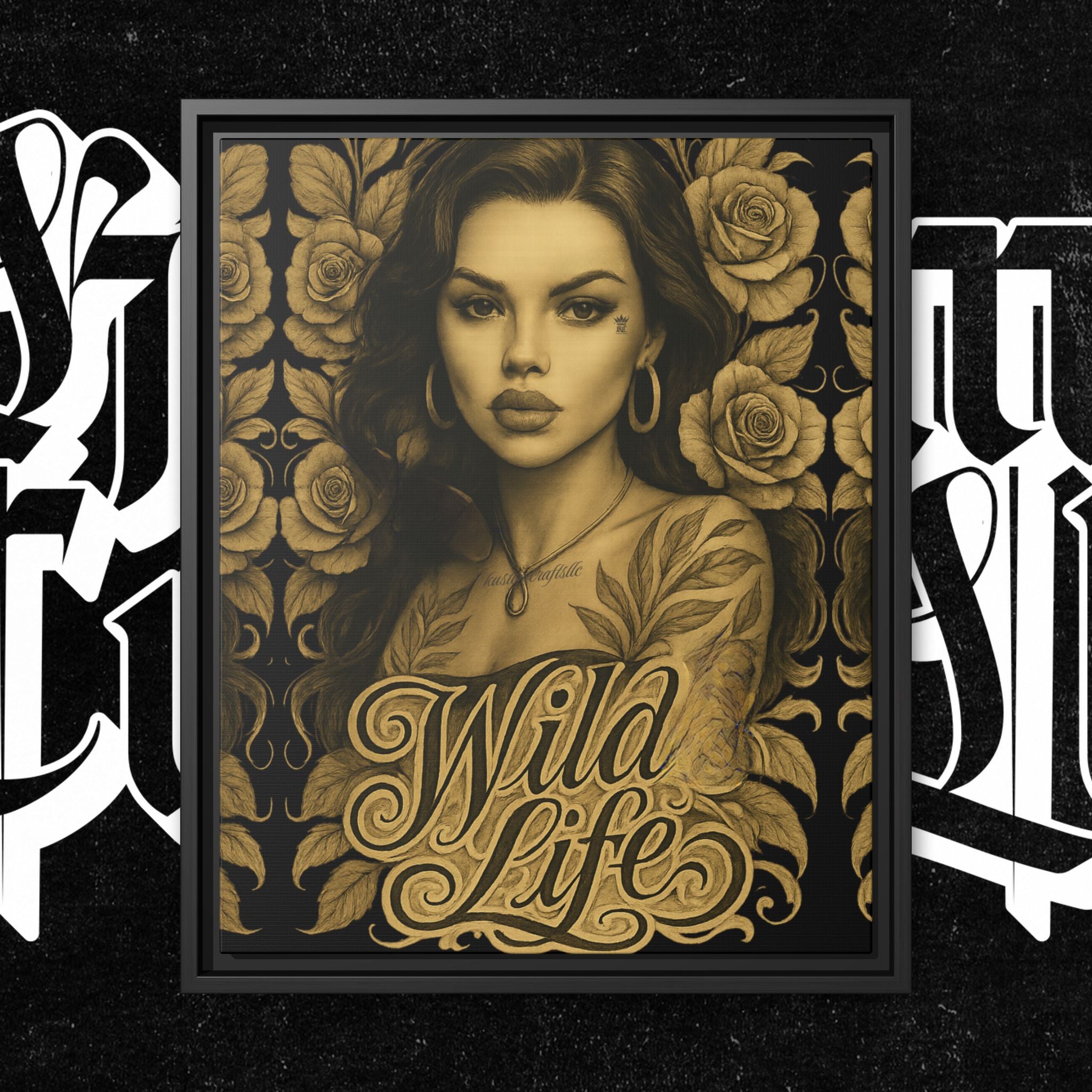 Wild Life — Framed Canvas